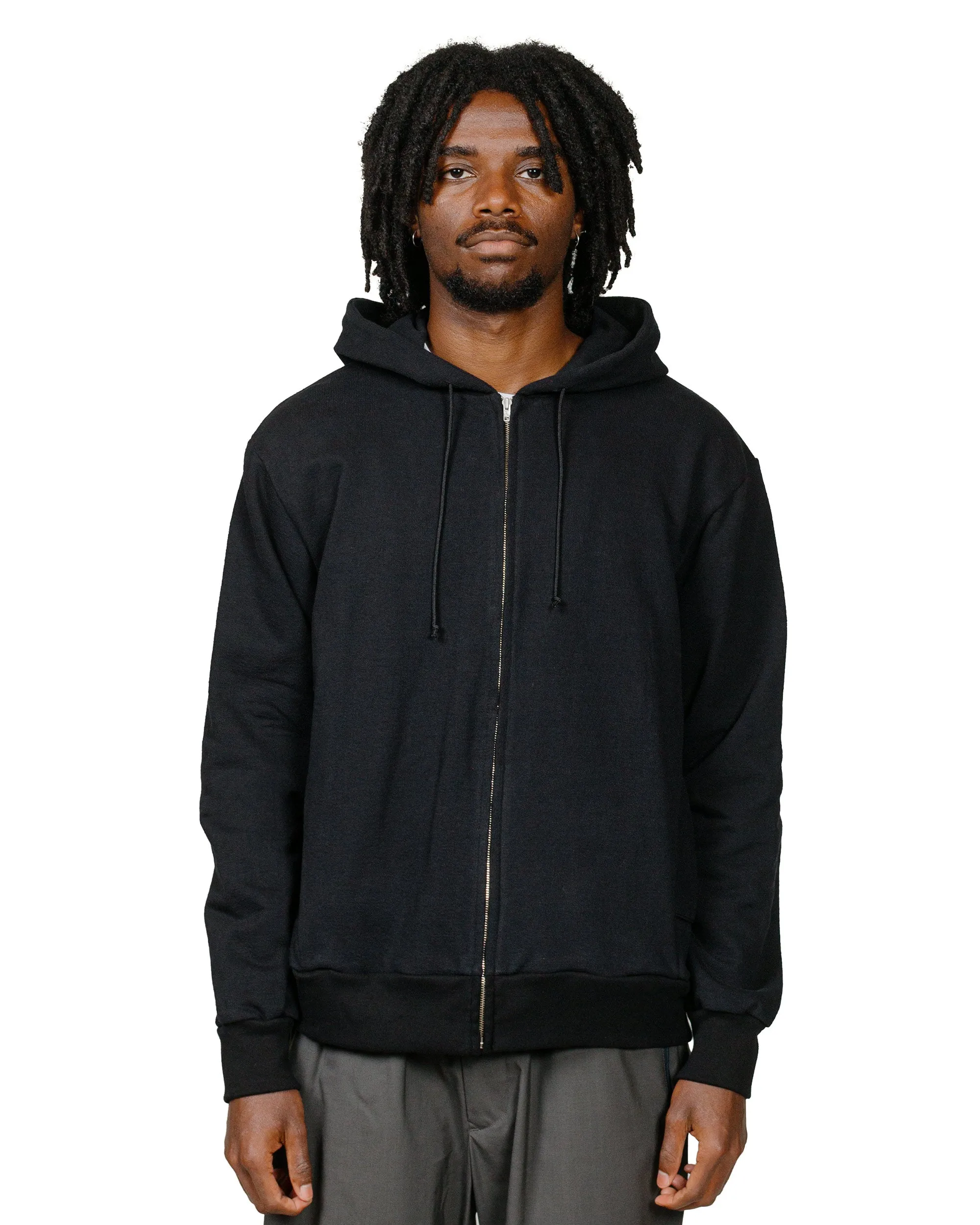 Lady White Co. Textured Zip Hoodie Black sold by Lost & Found product image thumbnail 2
