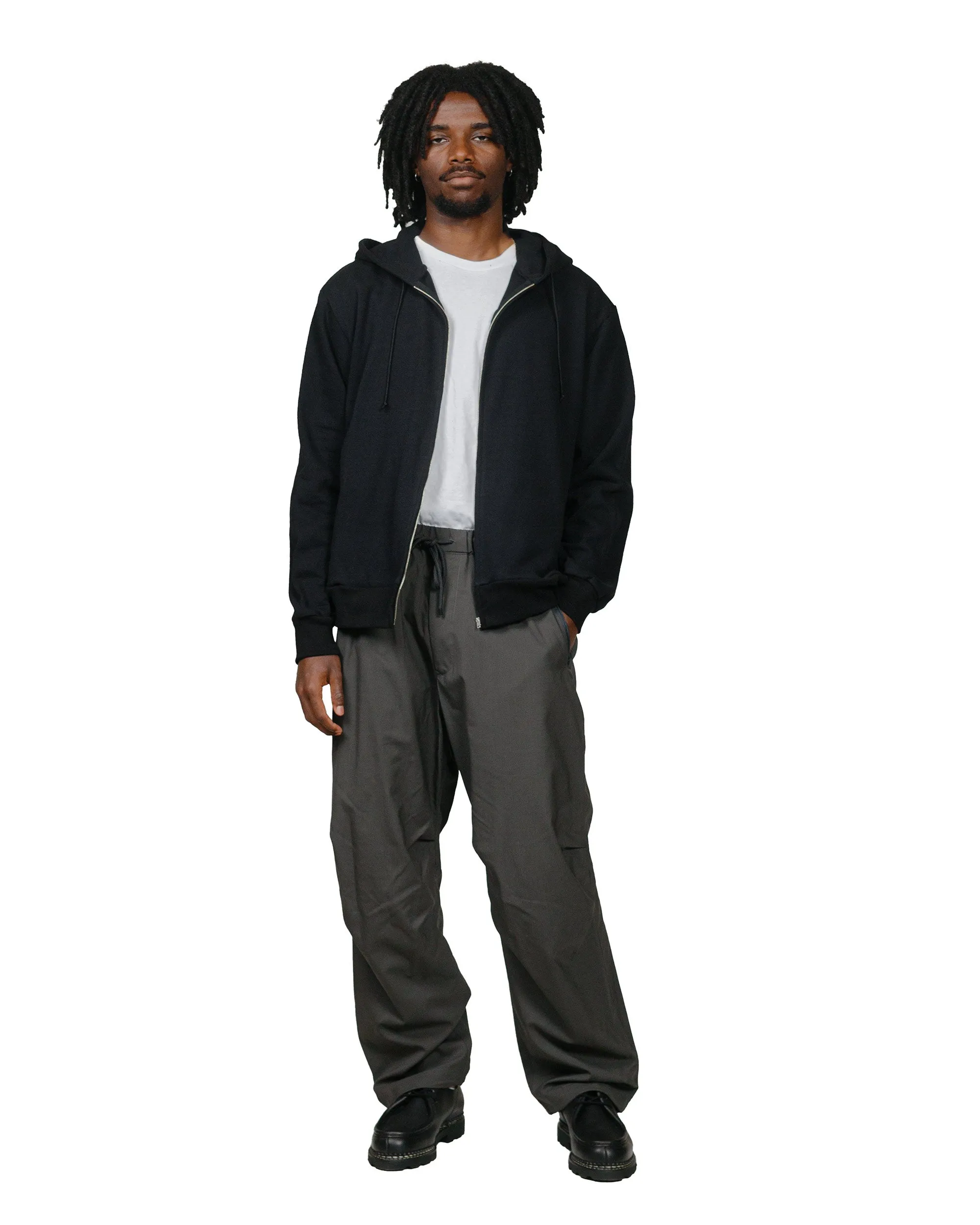 Lady White Co. Textured Zip Hoodie Black sold by Lost & Found product image thumbnail 4