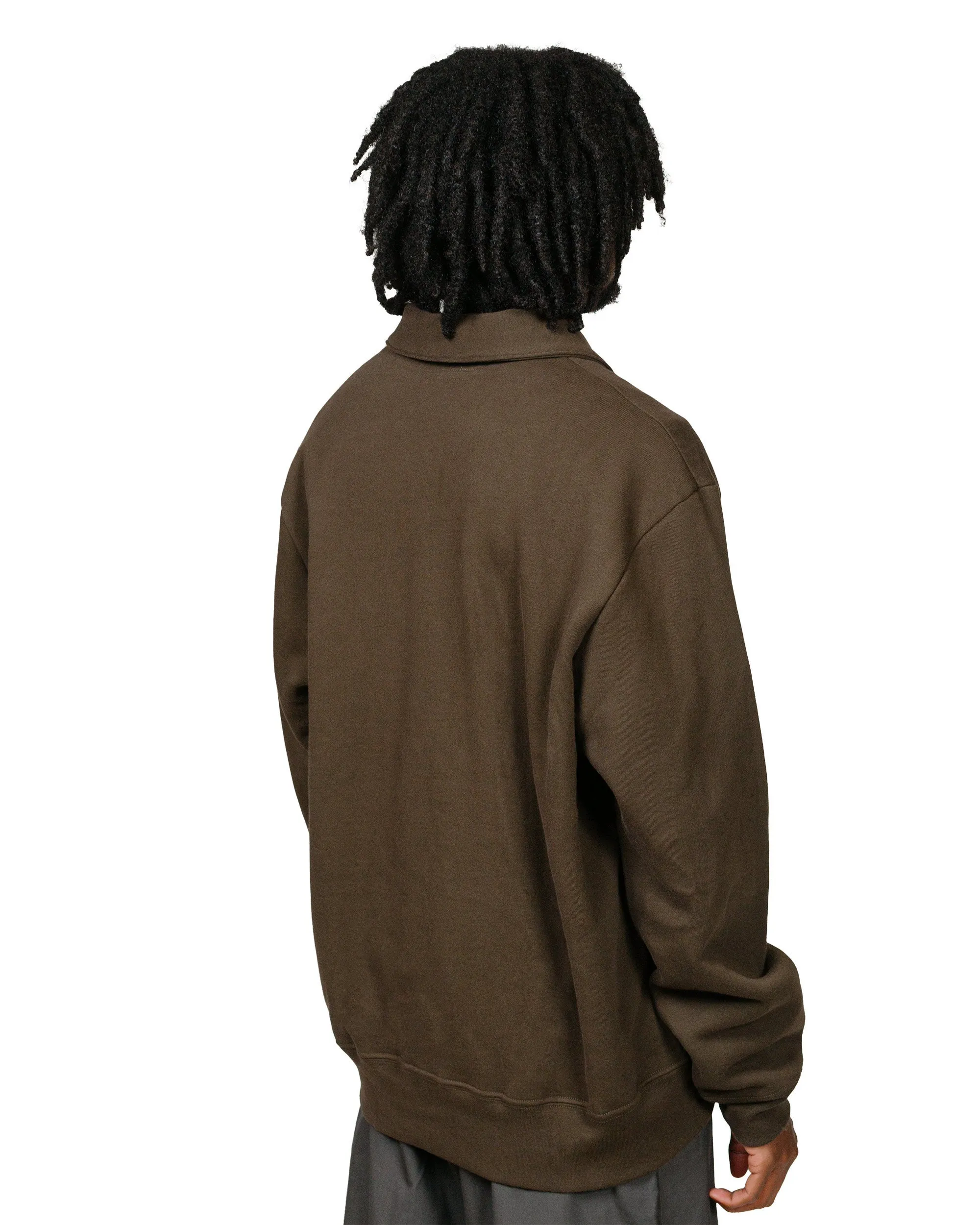 Lady White Co. Quarter Zip Sweatshirt Black Olive sold by Lost & Found product image thumbnail 3