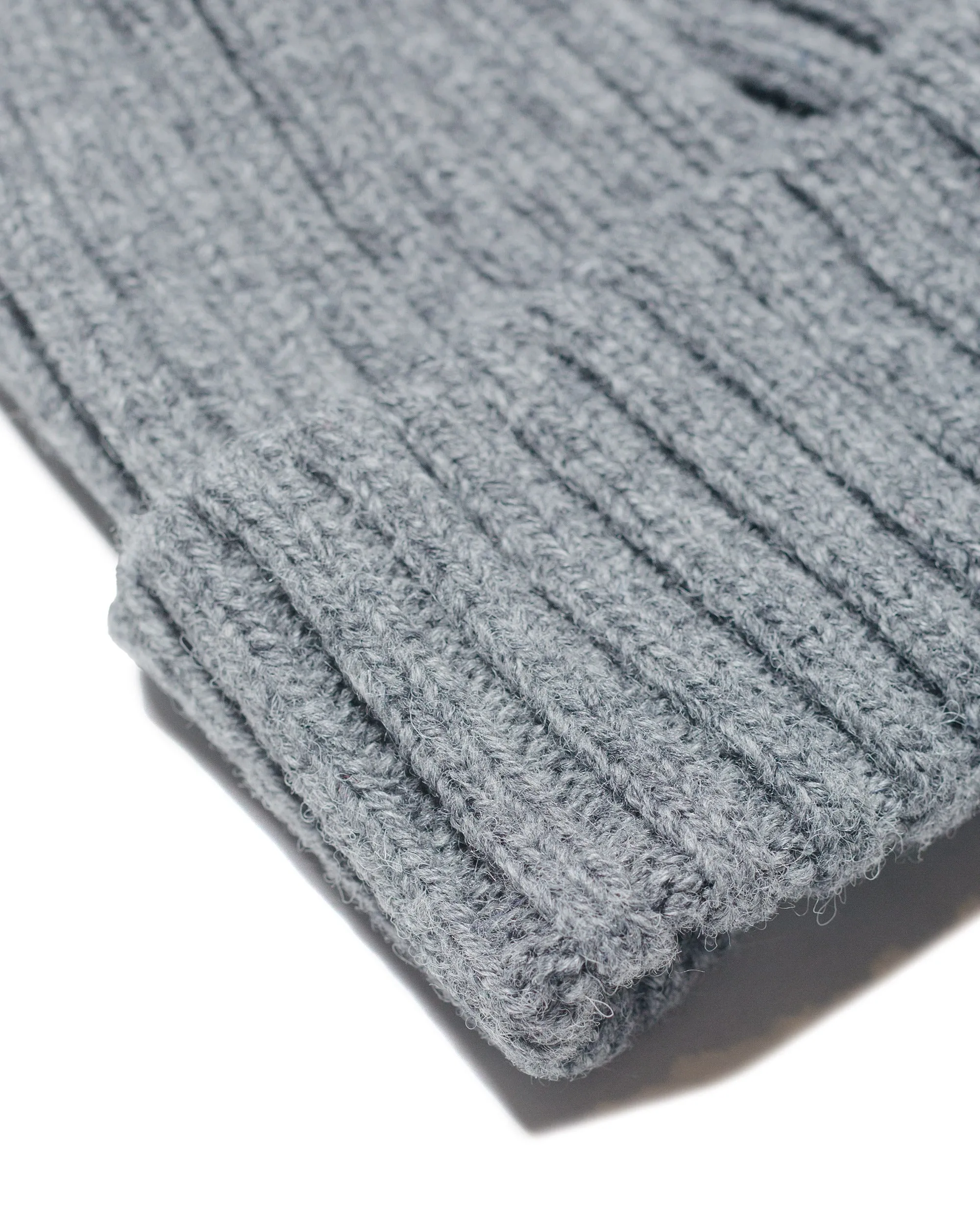 Beams Plus Wool Watch Cap Grey sold by Lost & Found product image thumbnail 2