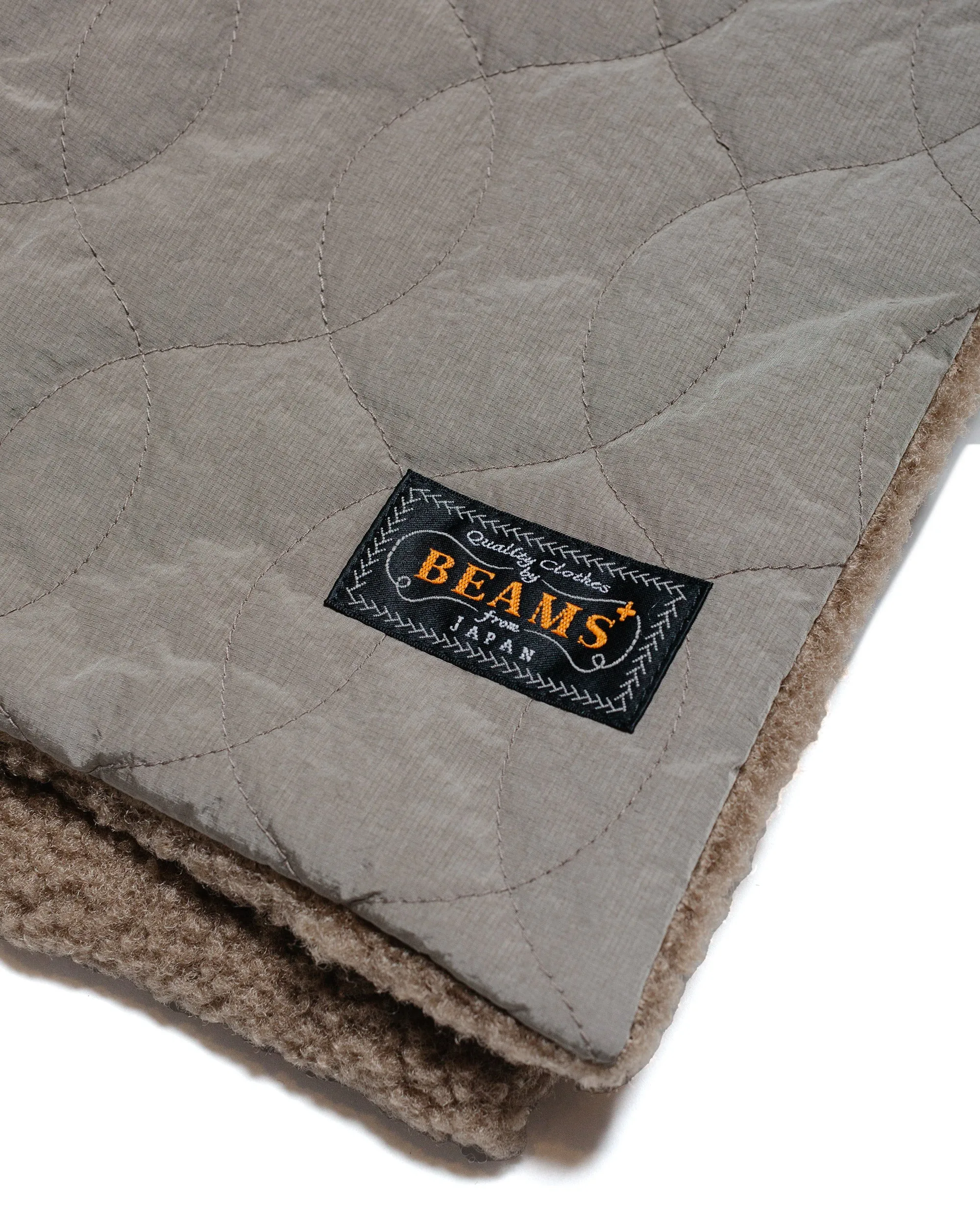 Beams Plus Muffler Boa Quilt Khaki sold by Lost & Found product image thumbnail 3