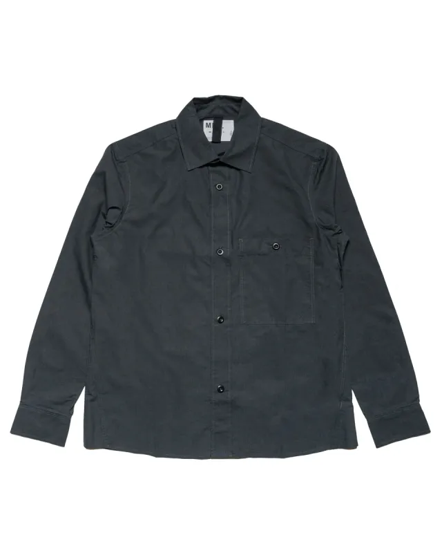 MHL Overall Shirt Cotton Lyocell Asphalt sold by Lost & Found