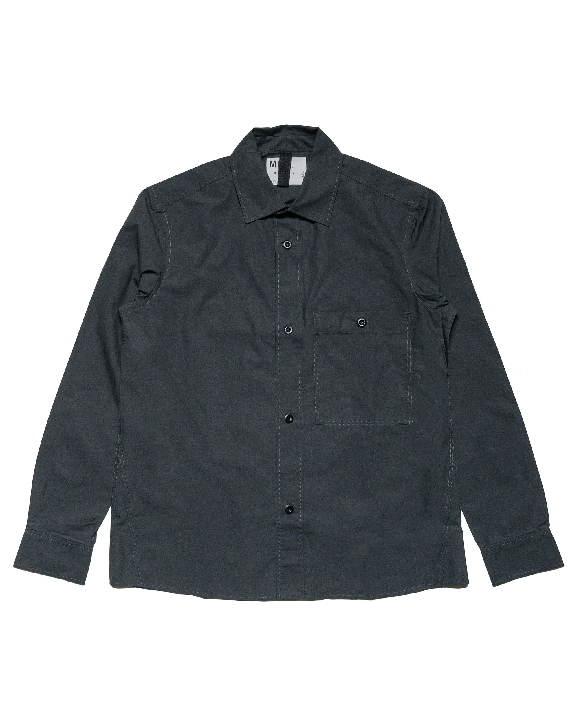 MHL Overall Shirt Cotton Lyocell Asphalt sold by Lost & Found