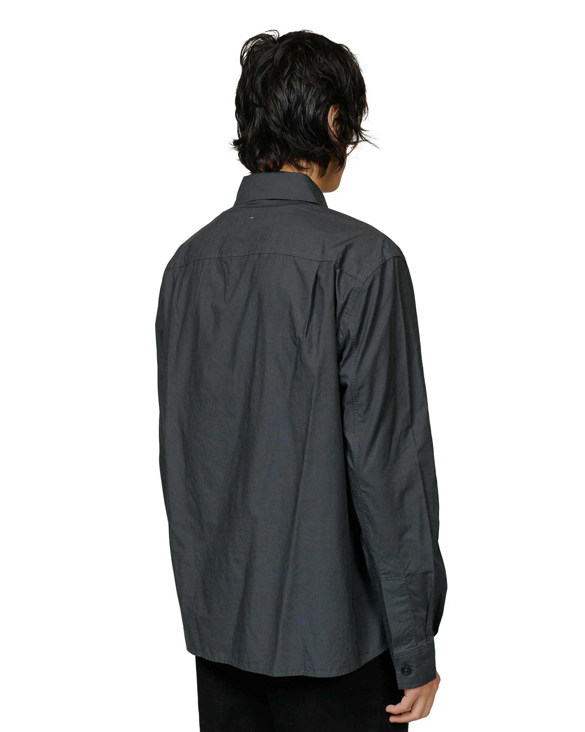 MHL Overall Shirt Cotton Lyocell Asphalt sold by Lost & Found product image thumbnail 3