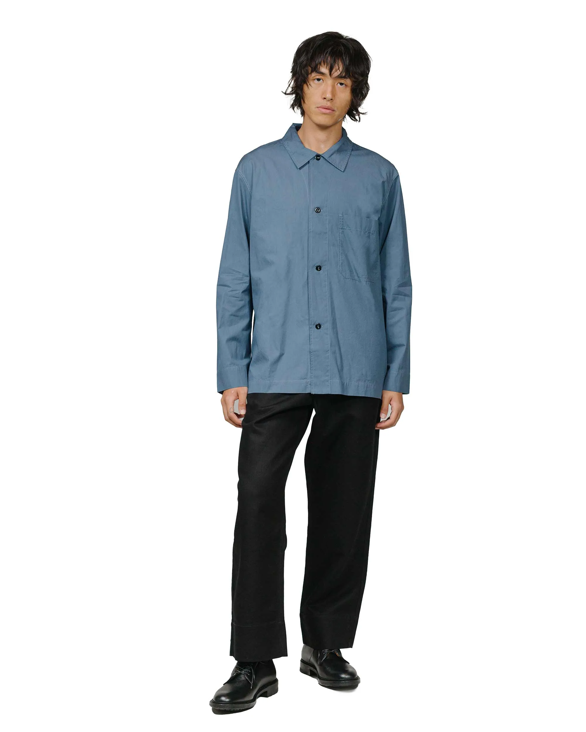 MHL PJ Shirt Compact Cotton Poplin Uniform Blue sold by Lost & Found product image thumbnail 4