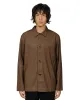 MHL PJ Shirt Compact Cotton Poplin Carob sold by Lost & Found
