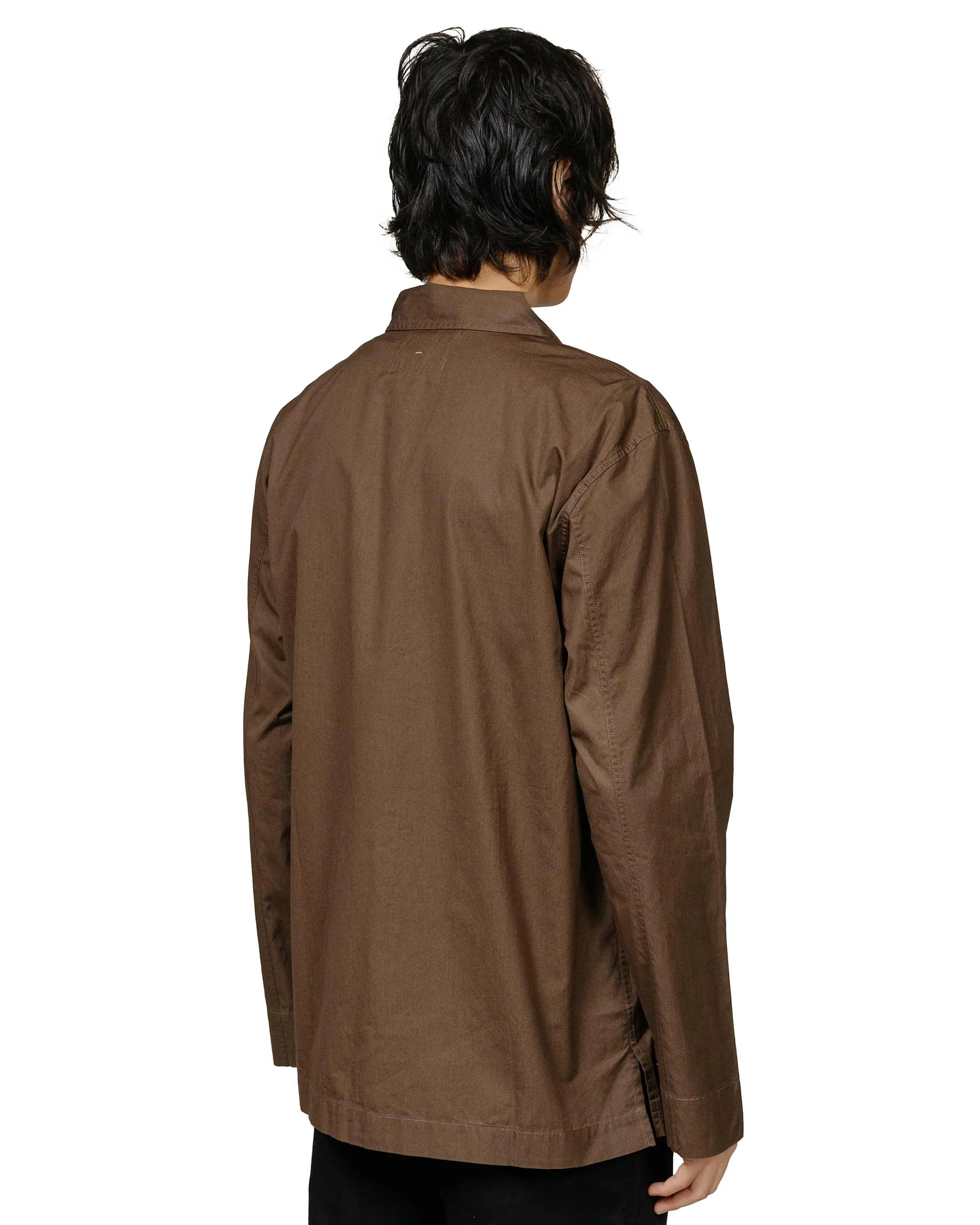 MHL PJ Shirt Compact Cotton Poplin Carob sold by Lost & Found product image thumbnail 3