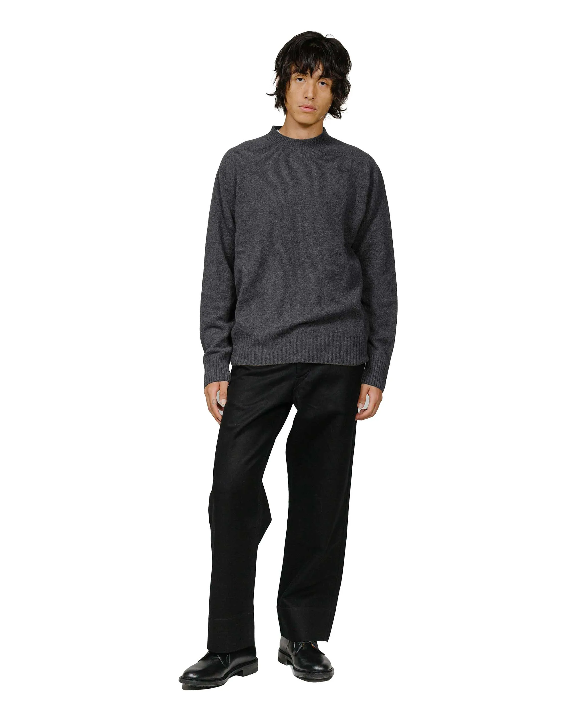 Margaret Howell Seamless Crew Neck Merino Cashmere Storm Grey sold by Lost & Found product image thumbnail 4