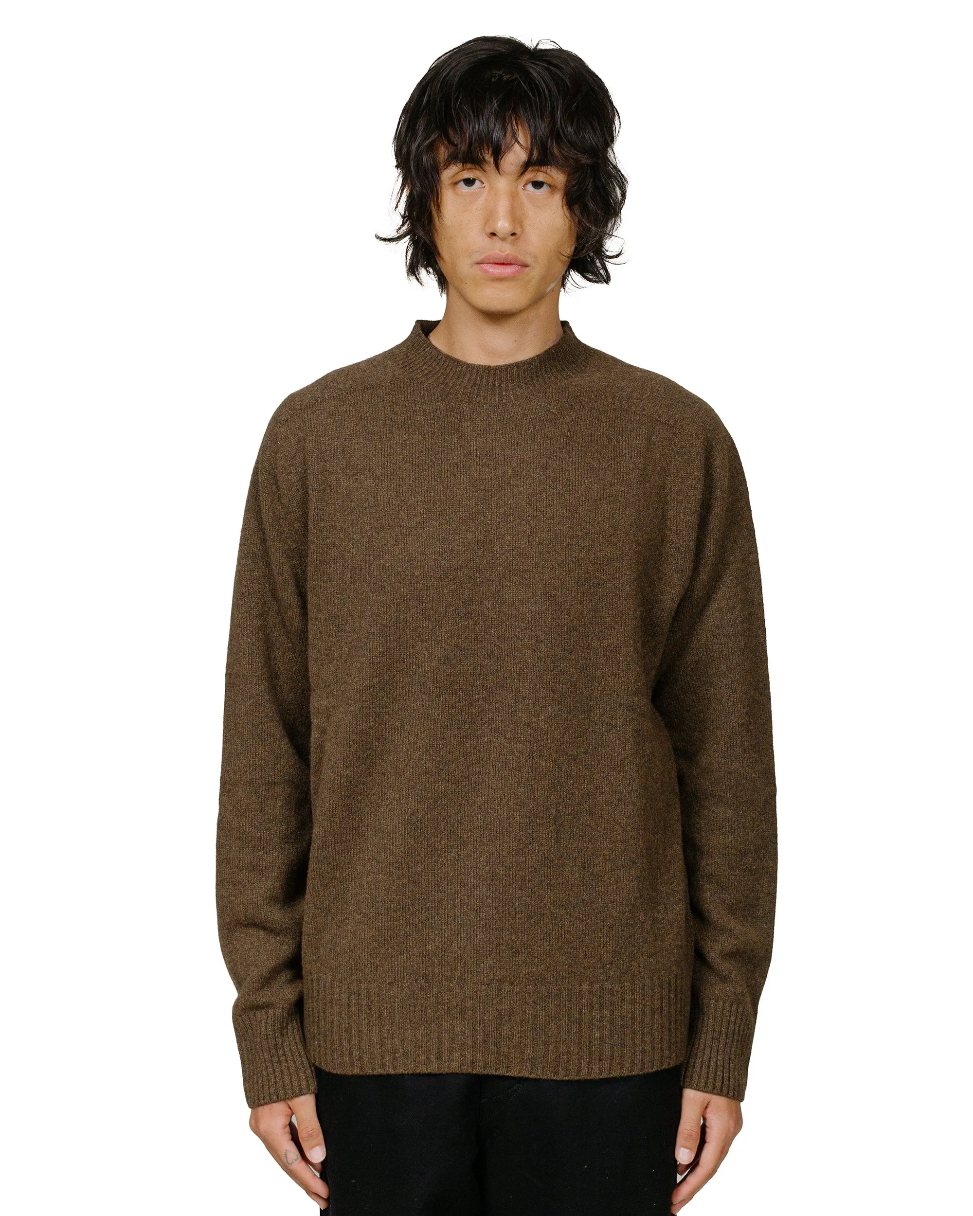 Margaret Howell Seamless Crew Neck Merino Cashmere Bracken sold by Lost & Found product image thumbnail 2