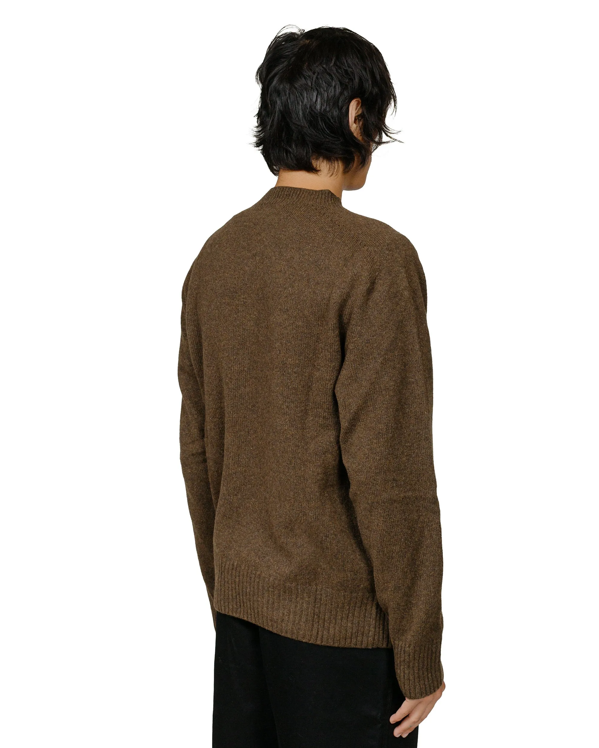 Margaret Howell Seamless Crew Neck Merino Cashmere Bracken sold by Lost & Found product image thumbnail 3