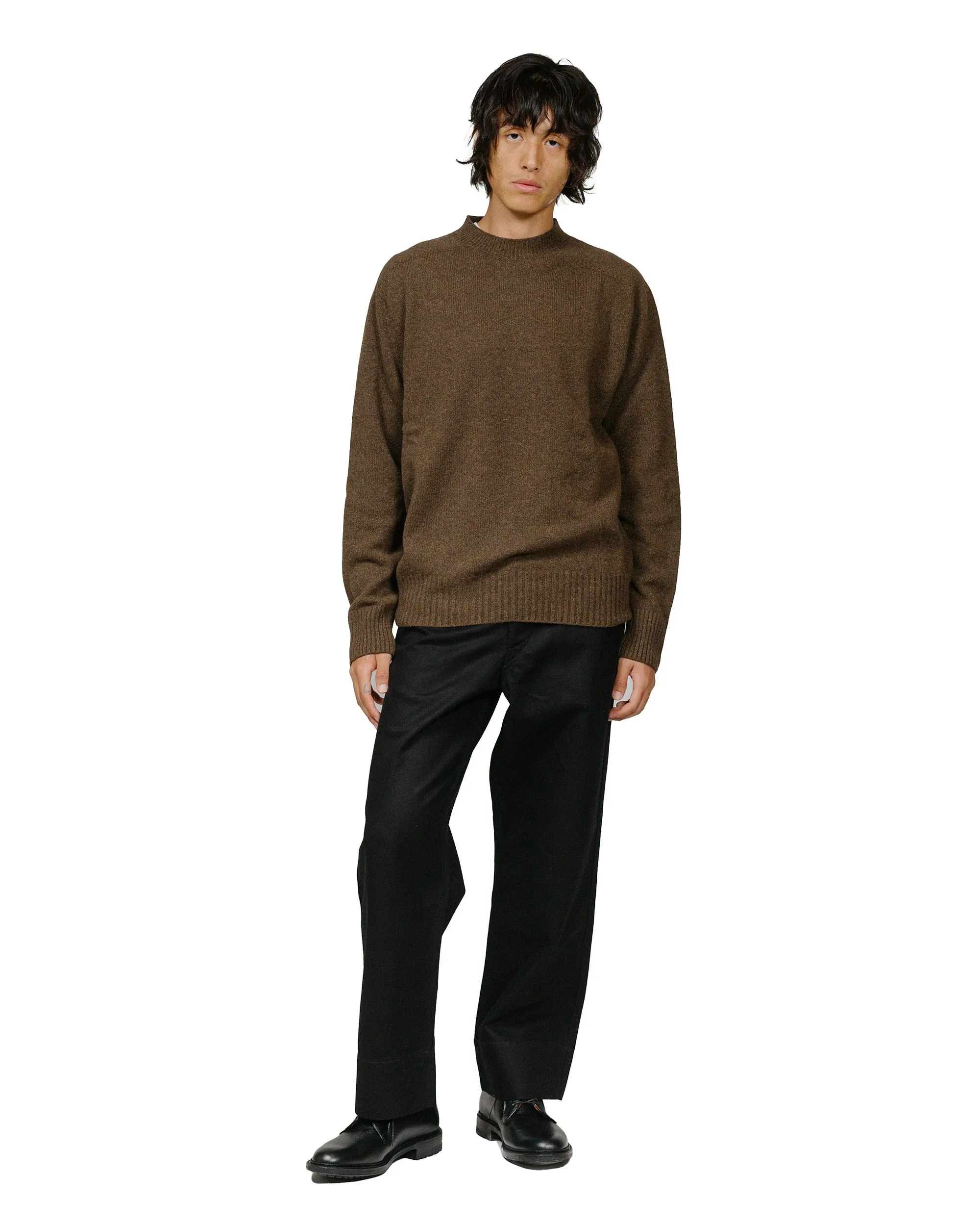 Margaret Howell Seamless Crew Neck Merino Cashmere Bracken sold by Lost & Found product image thumbnail 4