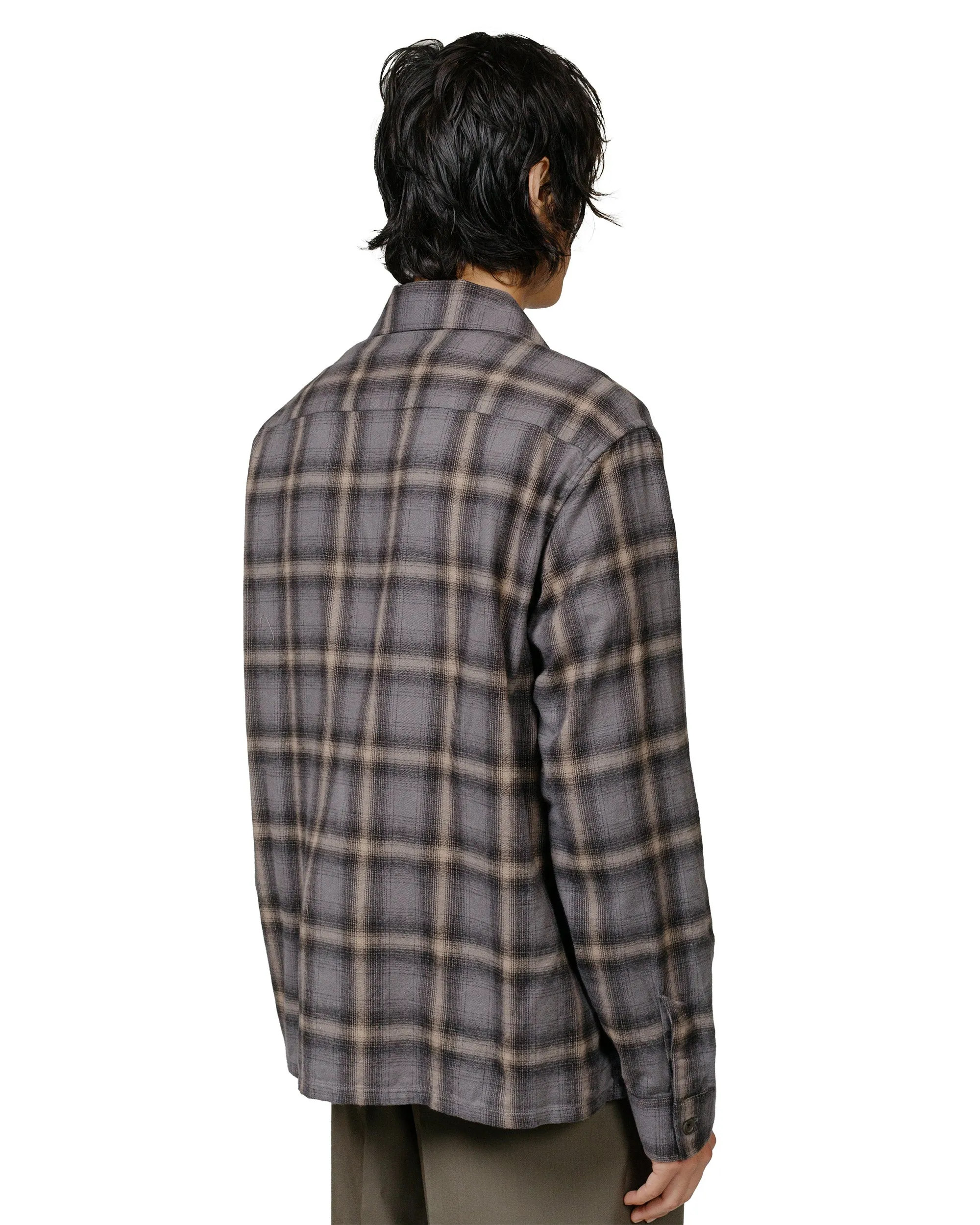 Our Legacy Heusen Shirt Oyster Check Hairy Flannel sold by Lost & Found product image thumbnail 3
