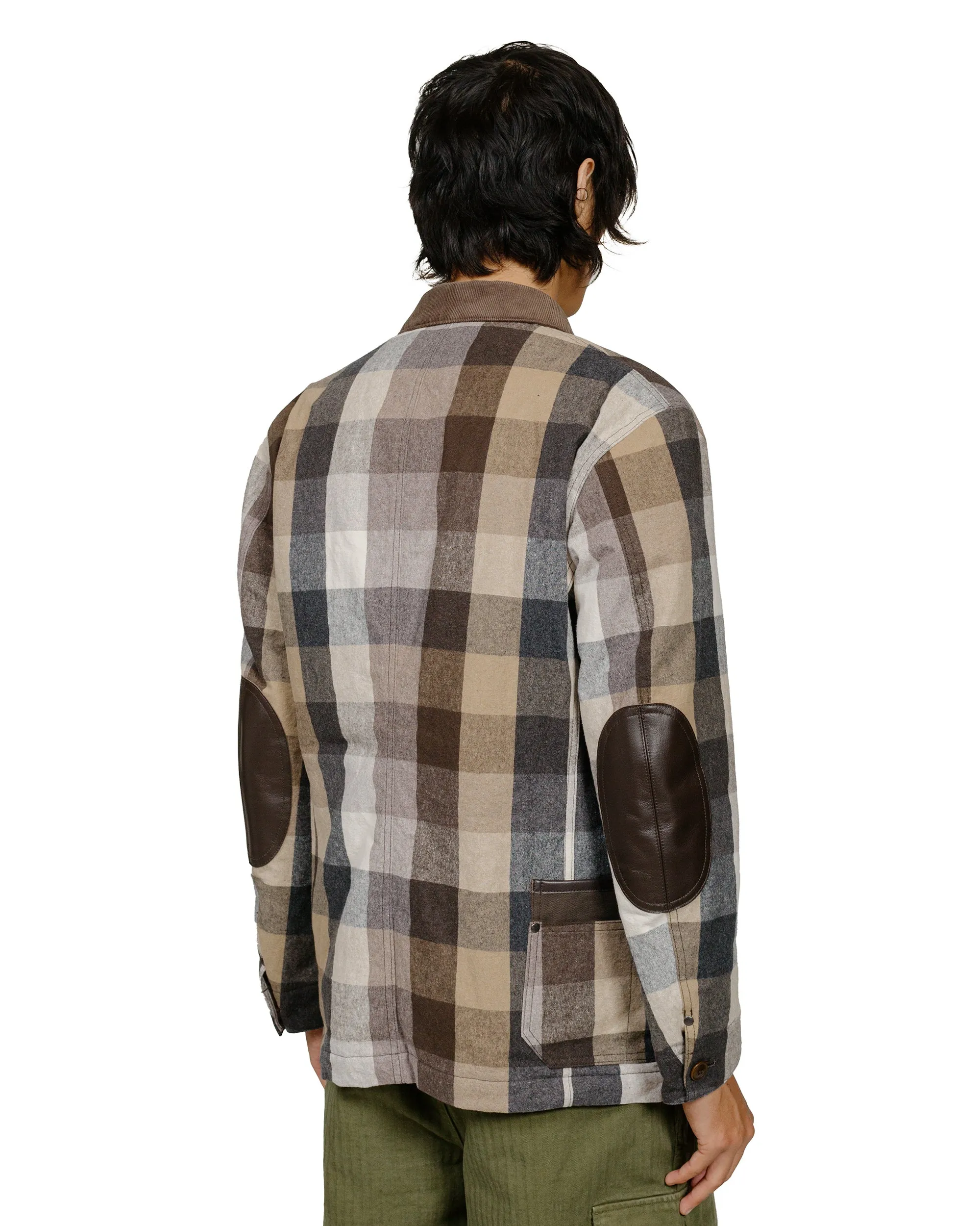 Junya Watanabe MAN Check Blouson Brown/Black sold by Lost & Found product image thumbnail 3