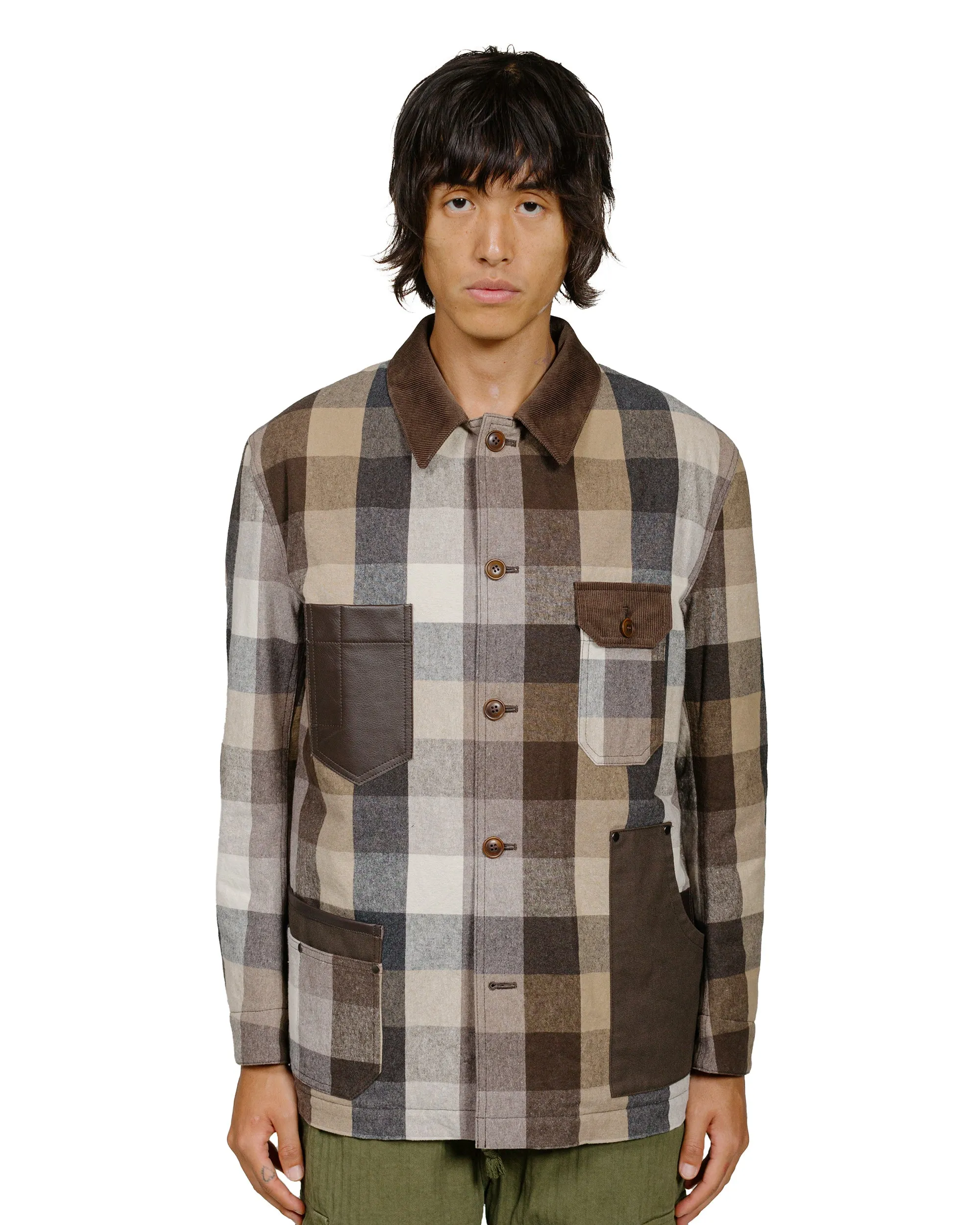 Junya Watanabe MAN Check Blouson Brown/Black sold by Lost & Found product image thumbnail 2