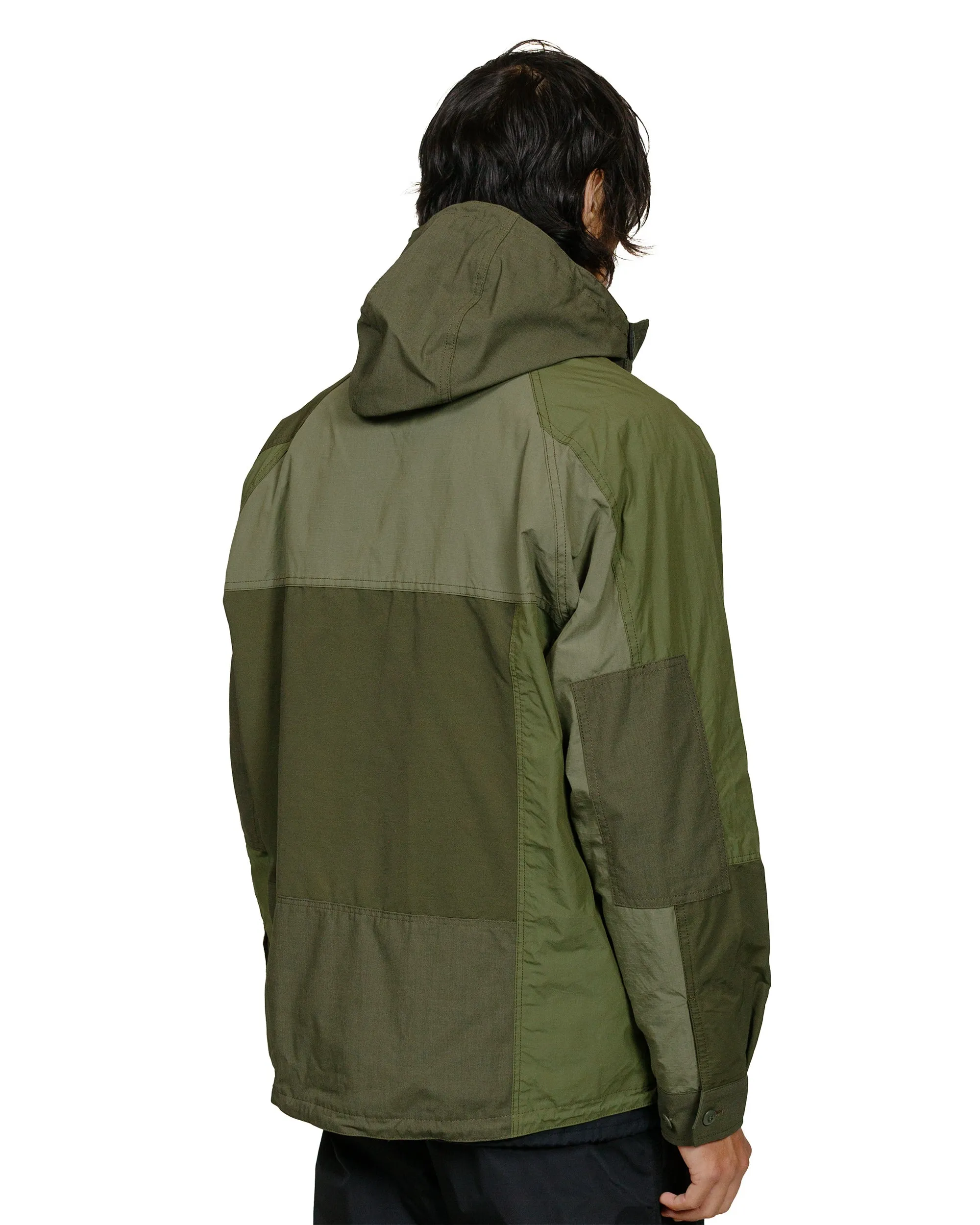 Comme des Garçons HOMME Patchwork Parka Khaki Mix sold by Lost & Found product image thumbnail 3