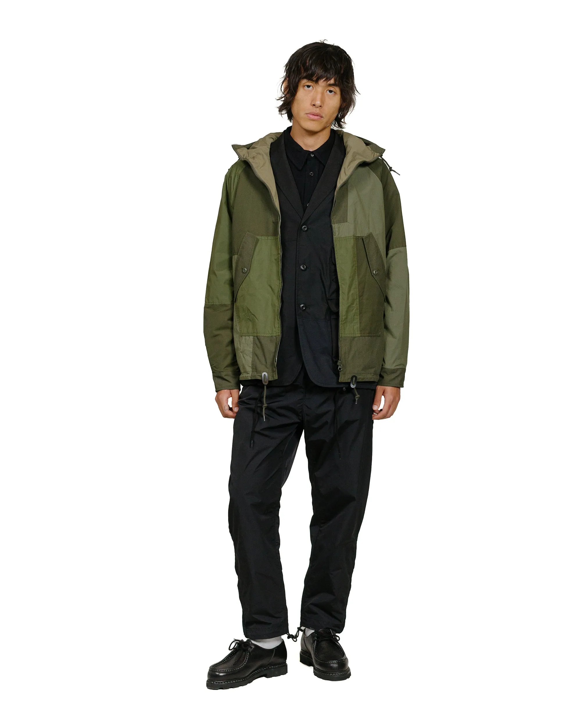 Comme des Garçons HOMME Patchwork Parka Khaki Mix sold by Lost & Found product image thumbnail 4