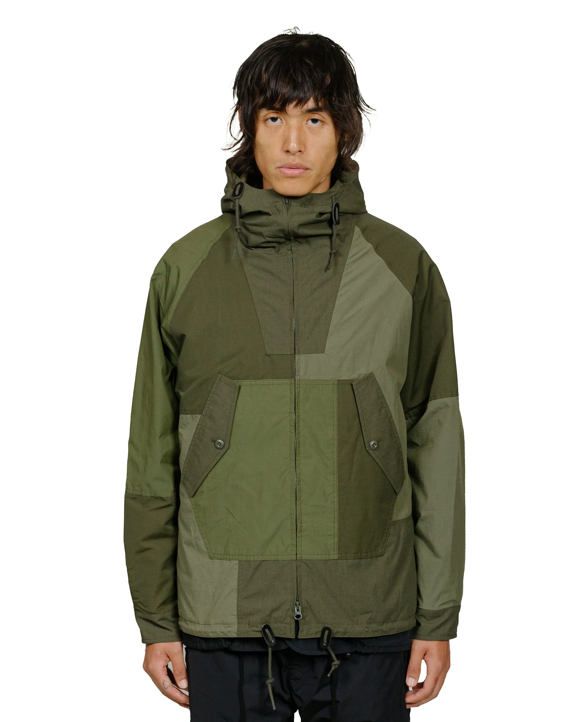 Comme des Garçons HOMME Patchwork Parka Khaki Mix sold by Lost & Found product image thumbnail 2