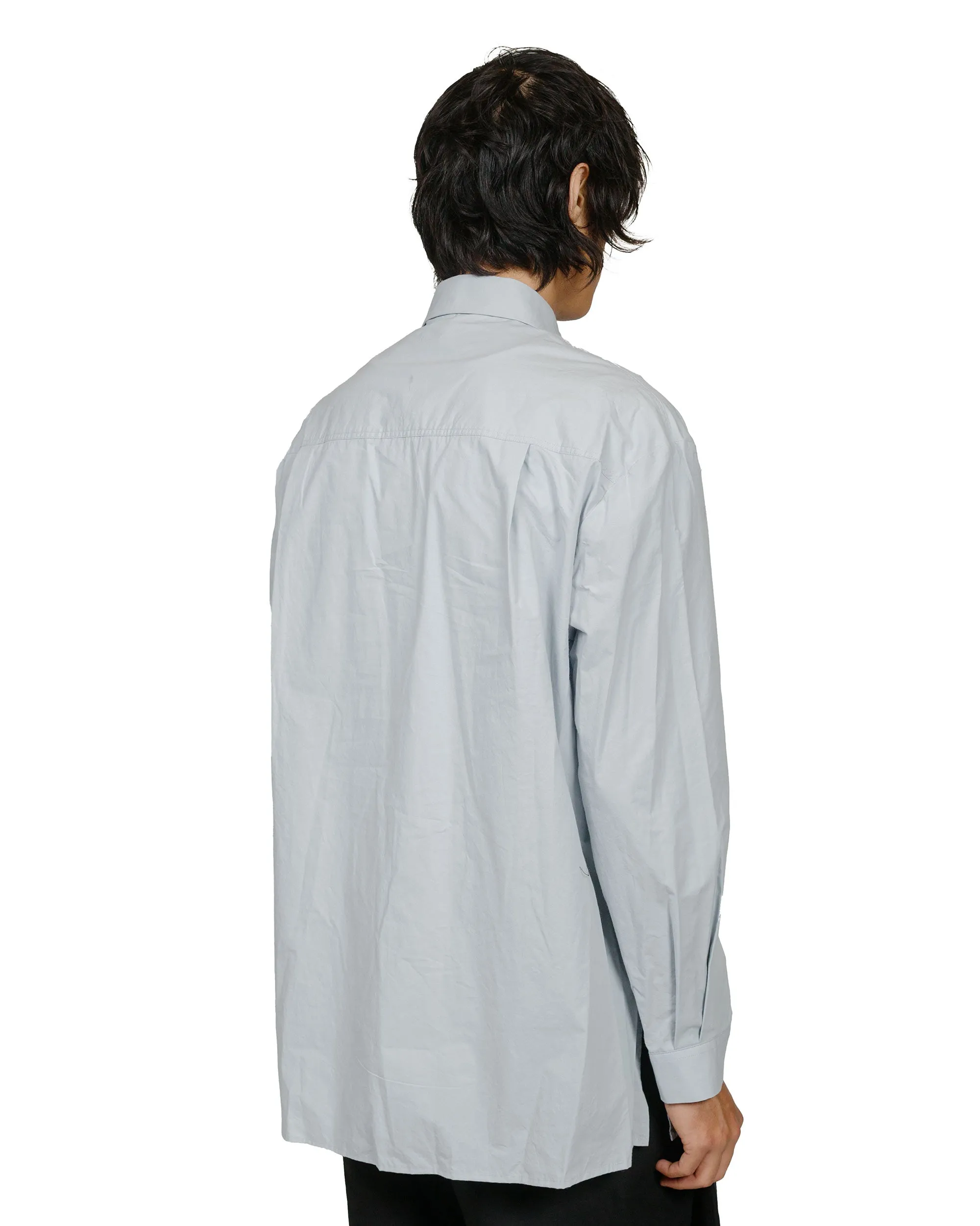 Amomento Square Pocket Oversized Shirts Light Blue sold by Lost & Found product image thumbnail 3