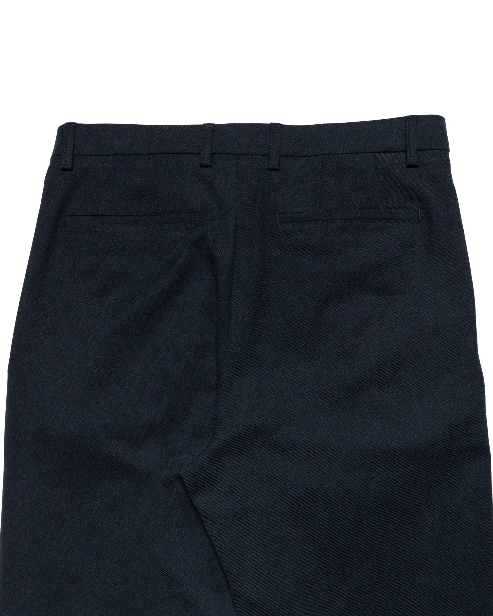 Norse Projects Benn Relaxed Cotton Wool Twill Pleated Trouser Dark Navy sold by Lost & Found product image thumbnail 5