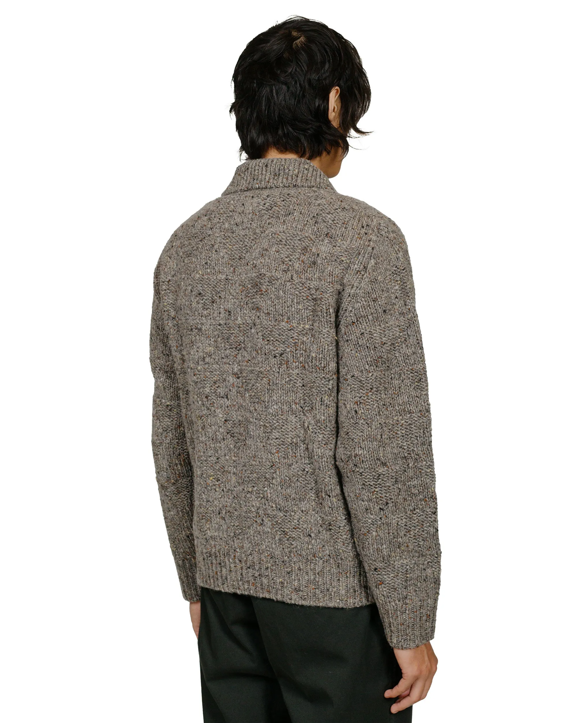 Norse Projects Erik Donegal Diamond Jacket Grey Melange sold by Lost & Found product image thumbnail 3