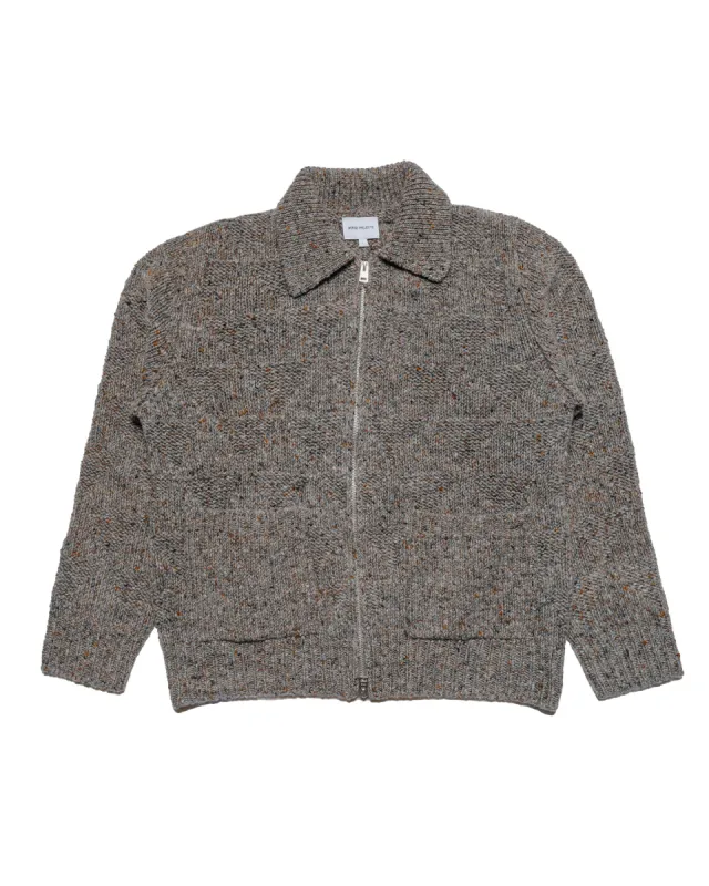 Norse Projects Erik Donegal Diamond Jacket Grey Melange sold by Lost & Found