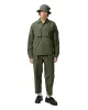 Beams Plus Lost & Found 2Pleats Cotton Ripstop Olive sold by Lost & Found