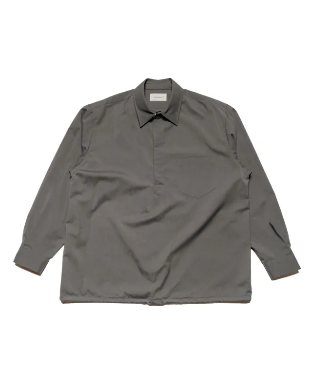 MARKAWARE Pullover Sport Shirt 2/80 Wool Typewriter Charcoal sold by Lost & Found