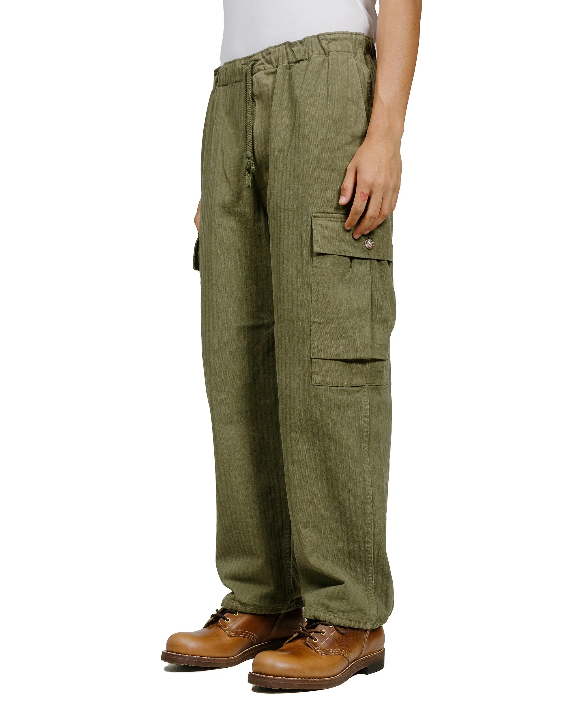 marka M-43 Pants Cotton Herringbone Olive sold by Lost & Found product image thumbnail 2