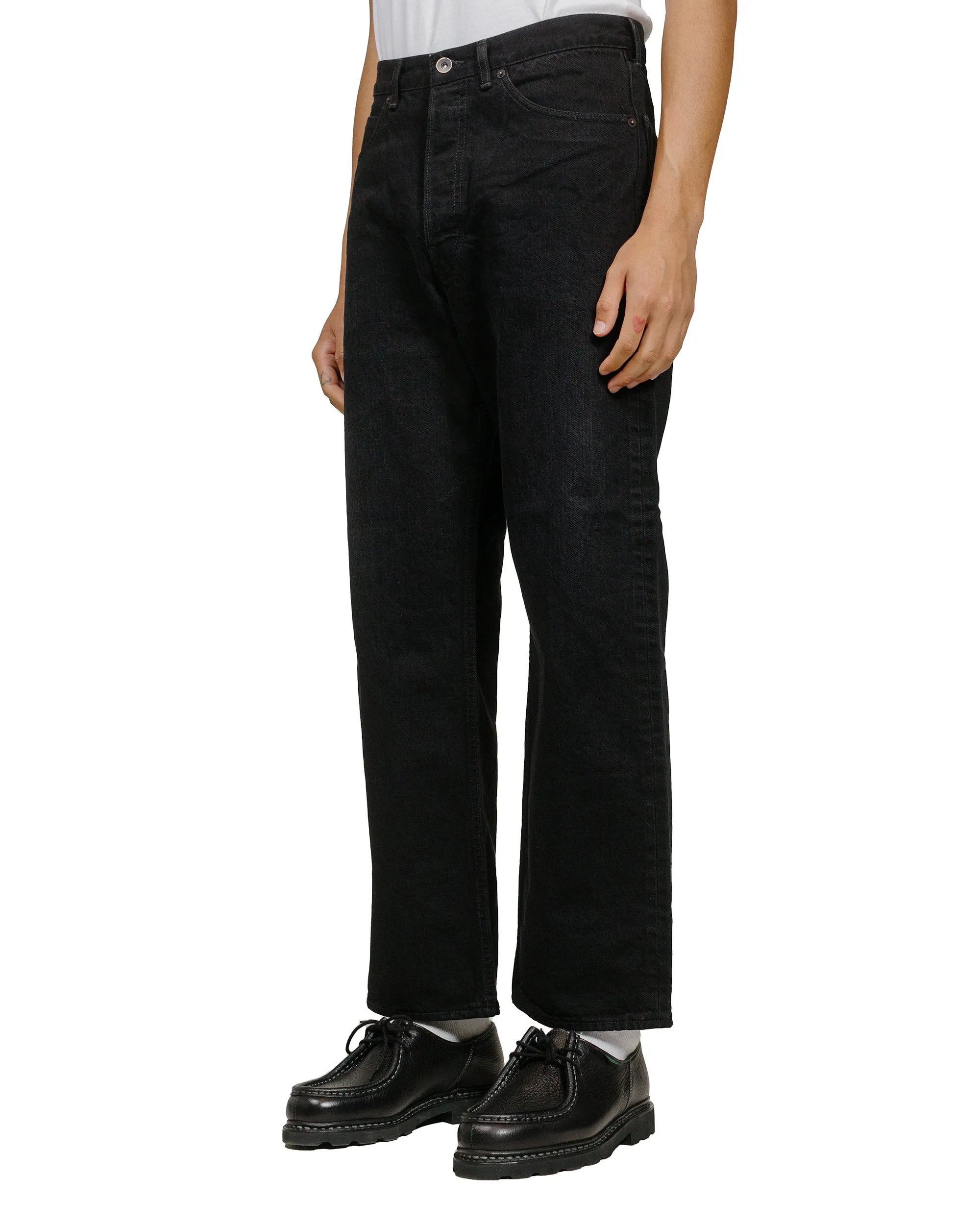 marka Relax Straight Fit Jeans 13.5oz Selvedge Denim Black sold by Lost & Found product image thumbnail 2