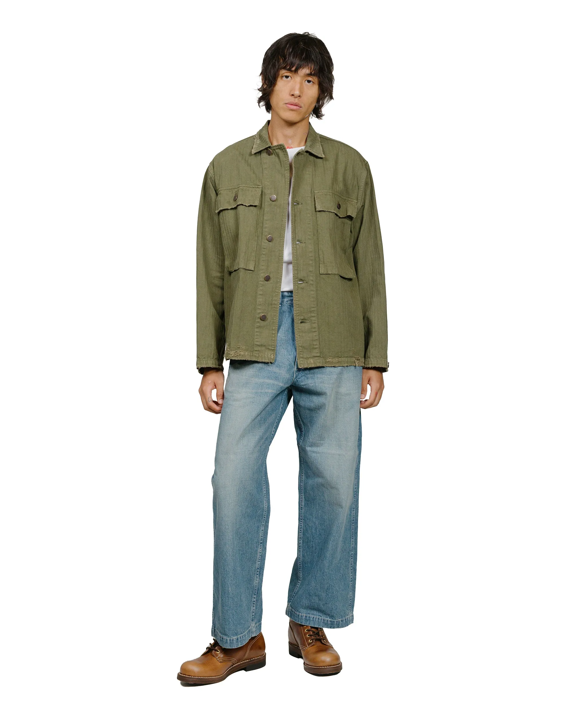 marka U.S. Army Denim Pants Cotton 10oz Denim Used Washed sold by Lost & Found product image thumbnail 4