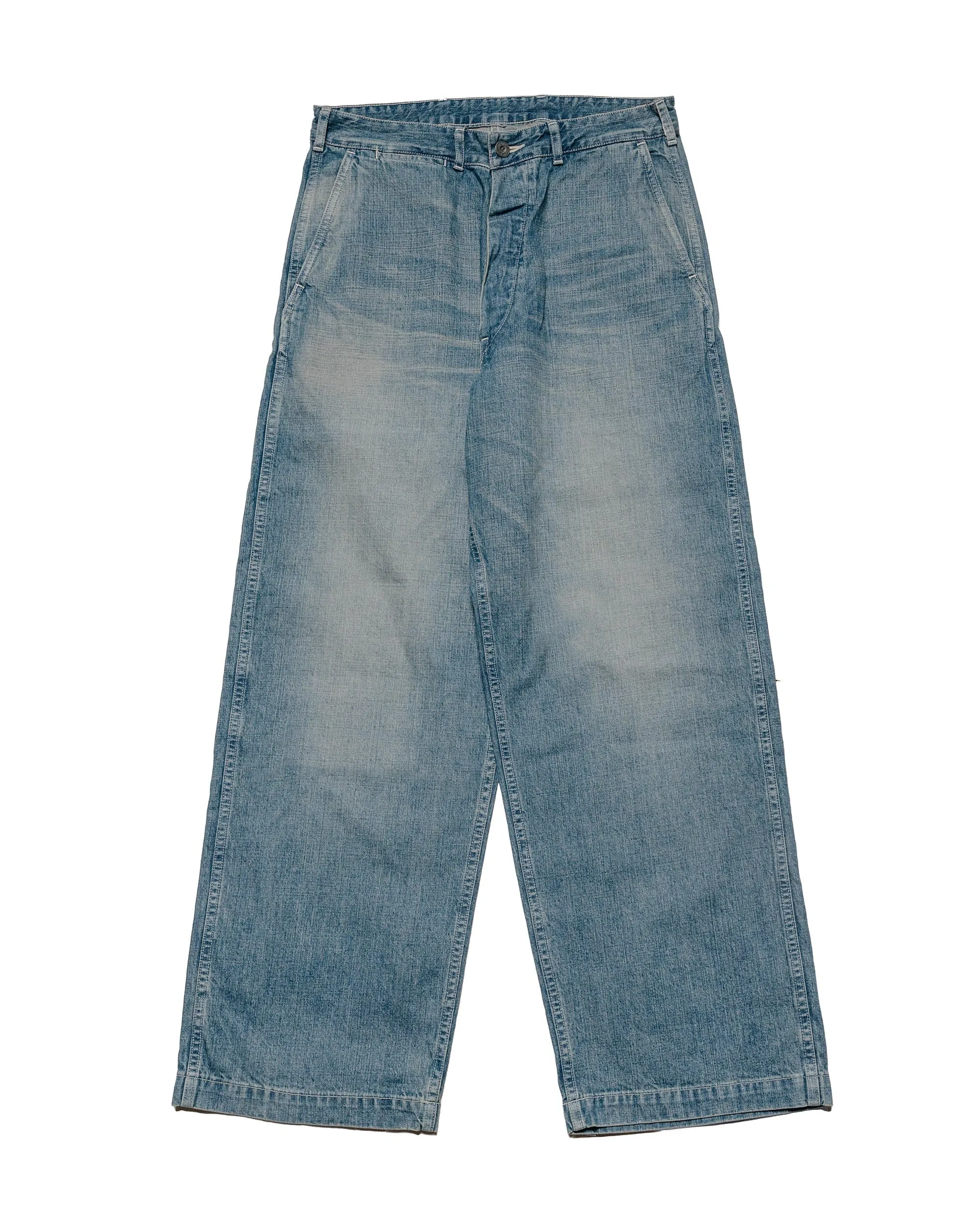 marka U.S. Army Denim Pants Cotton 10oz Denim Used Washed sold by Lost & Found