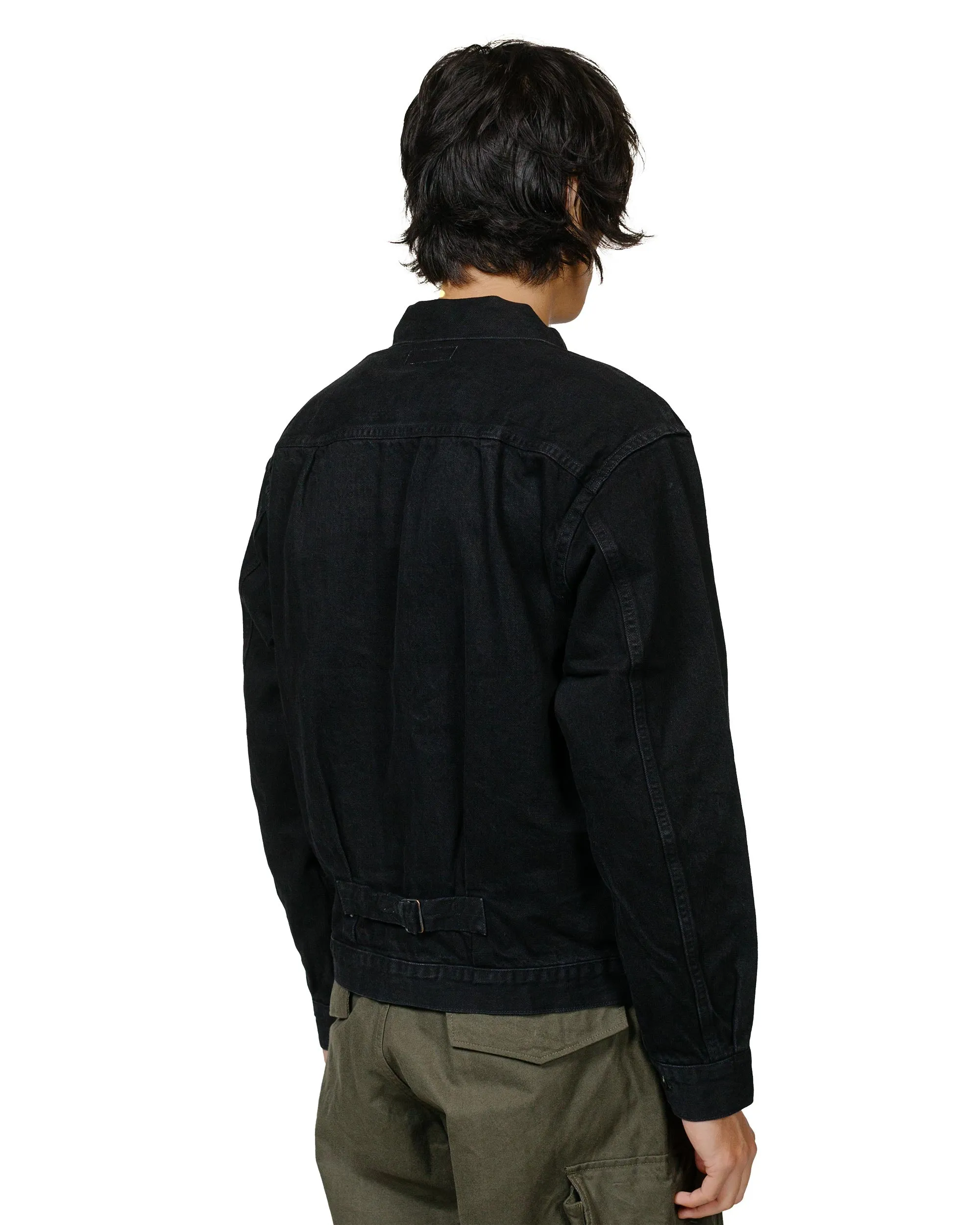 marka New Type1 Denim Jacket 13.5oz Selvedge Denim Black sold by Lost & Found product image thumbnail 3