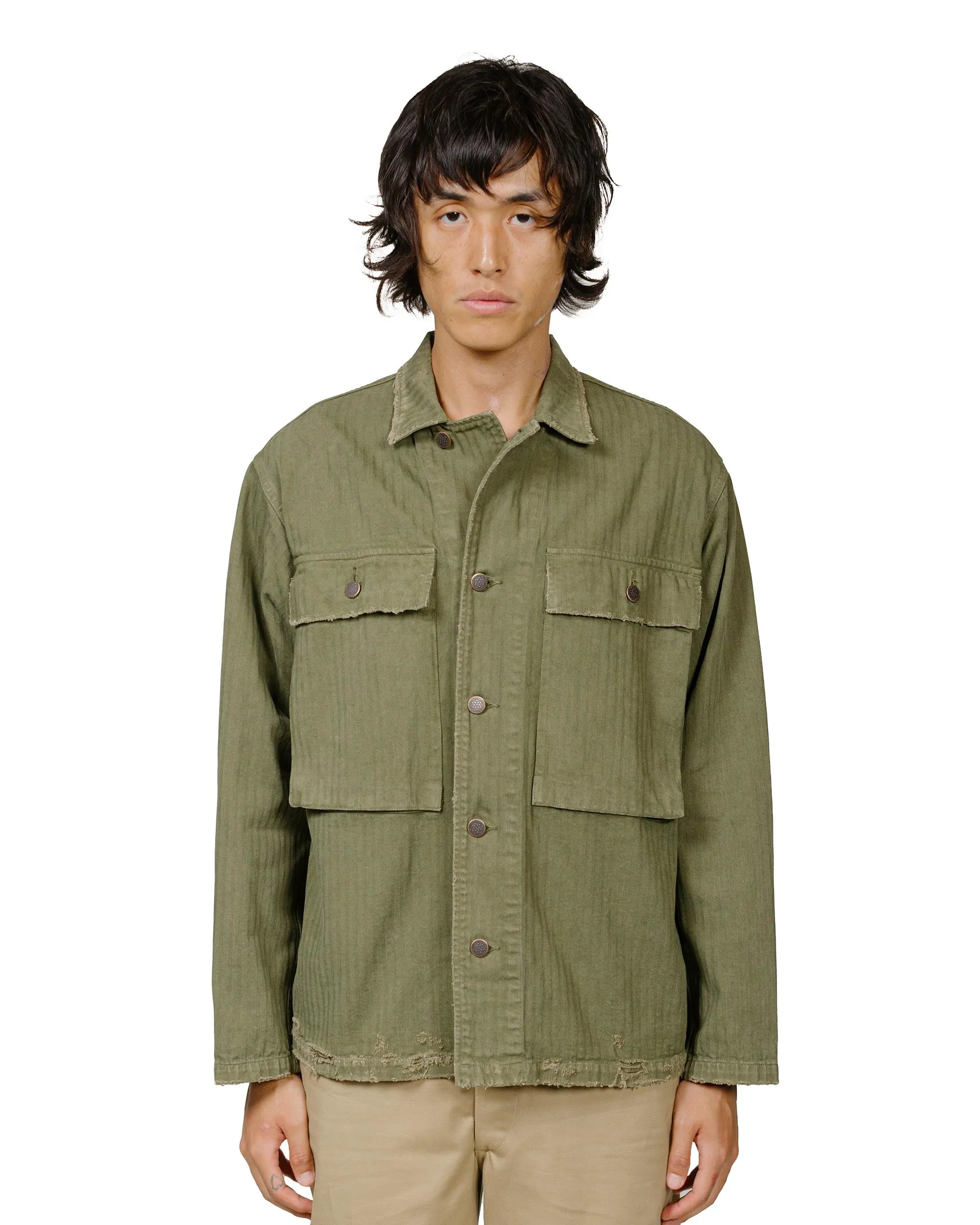 marka M-43 Jacket Cotton Herringbone Olive sold by Lost & Found product image thumbnail 2