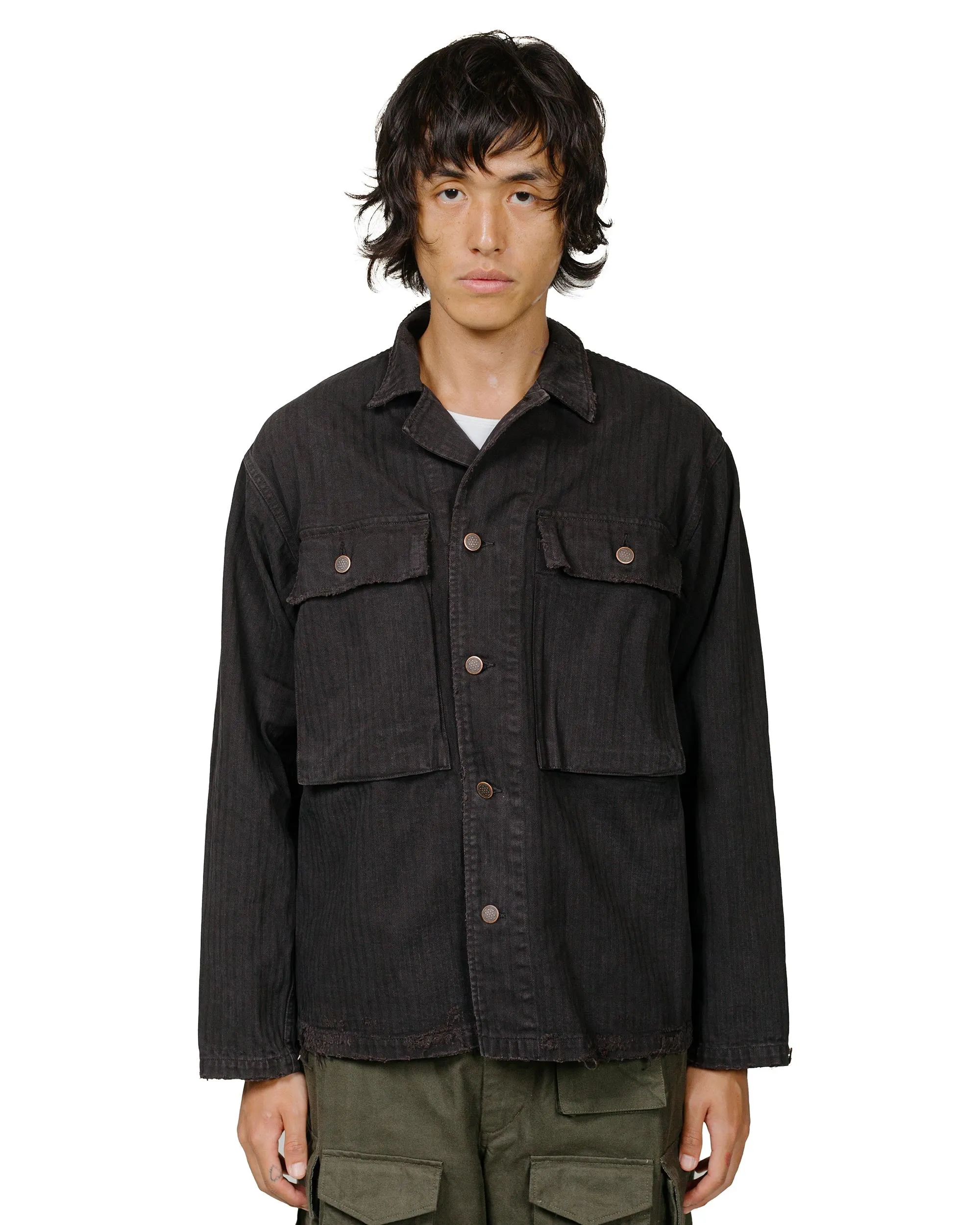 marka M-43 Jacket Cotton Herringbone Black sold by Lost & Found product image thumbnail 2