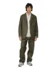 Engineered Garments Fatigue Pant Olive Cotton Brushed Herringbone sold by Lost & Found