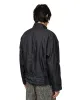 Engineered Garments Moto Jacket Black Nylon Cotton Twill sold by Lost & Found