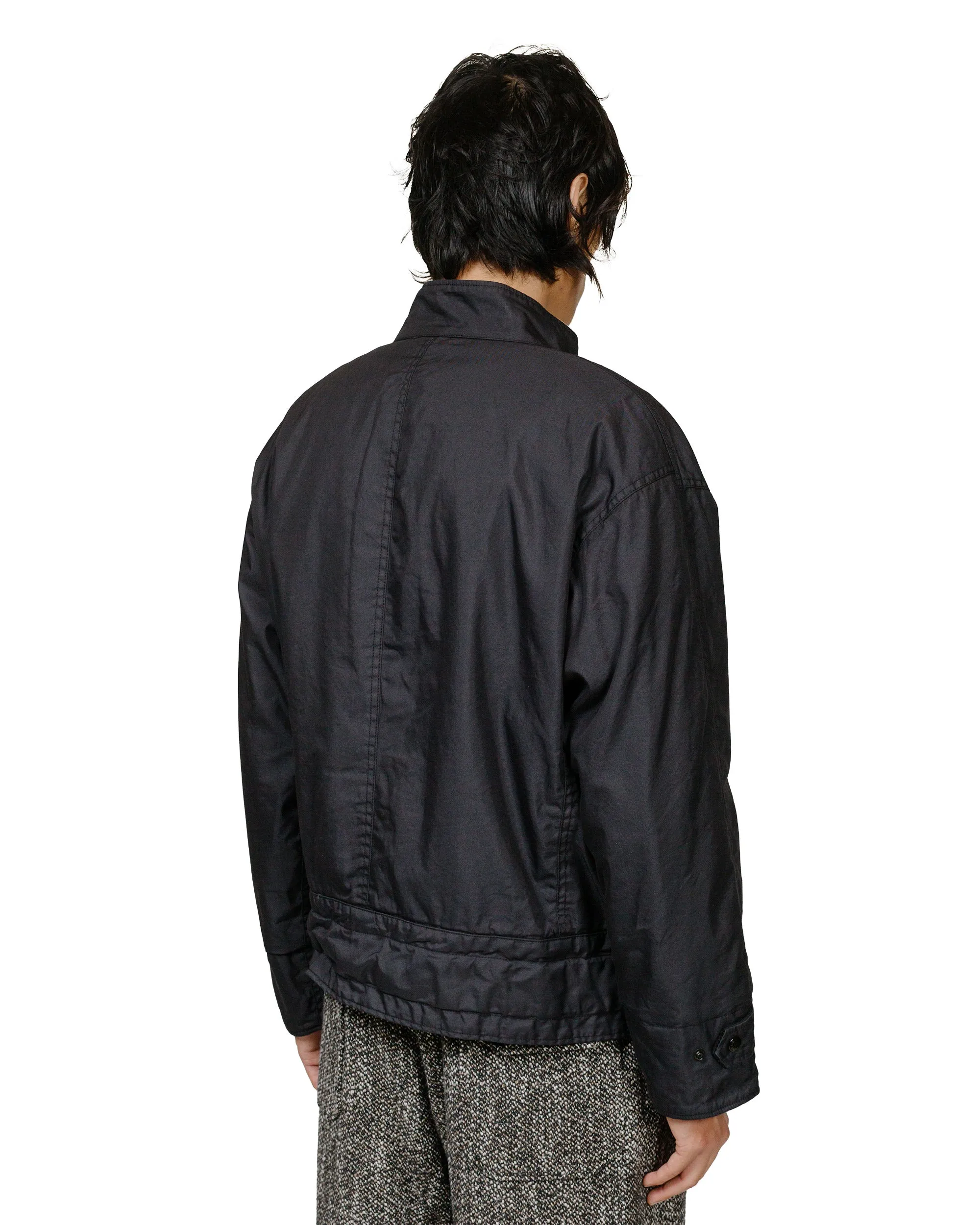 Engineered Garments Moto Jacket Black Nylon Cotton Twill sold by Lost & Found product image thumbnail 3