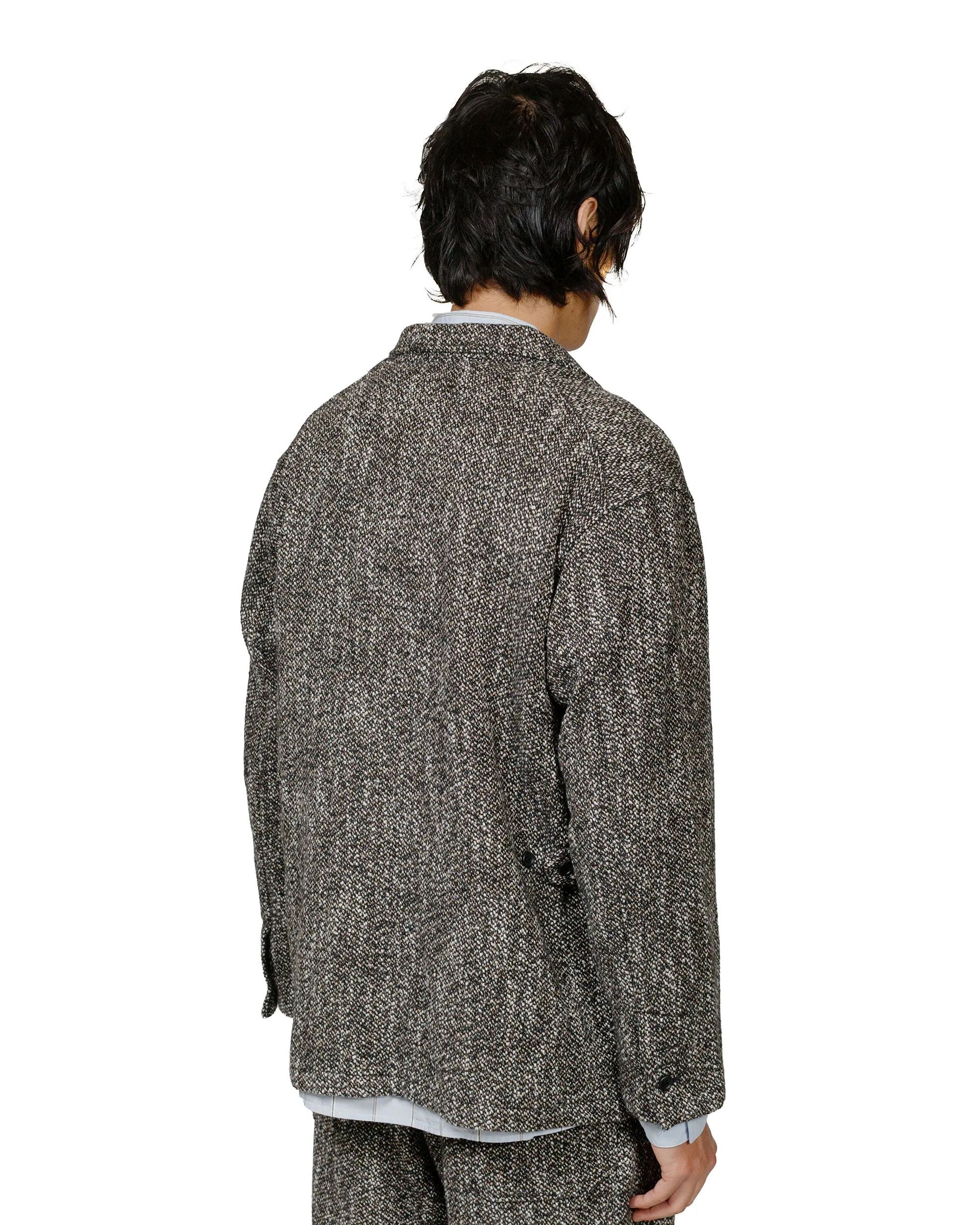 Engineered Garments Loiter Jacket Brown/Black Wool Homespun sold by Lost & Found product image thumbnail 3