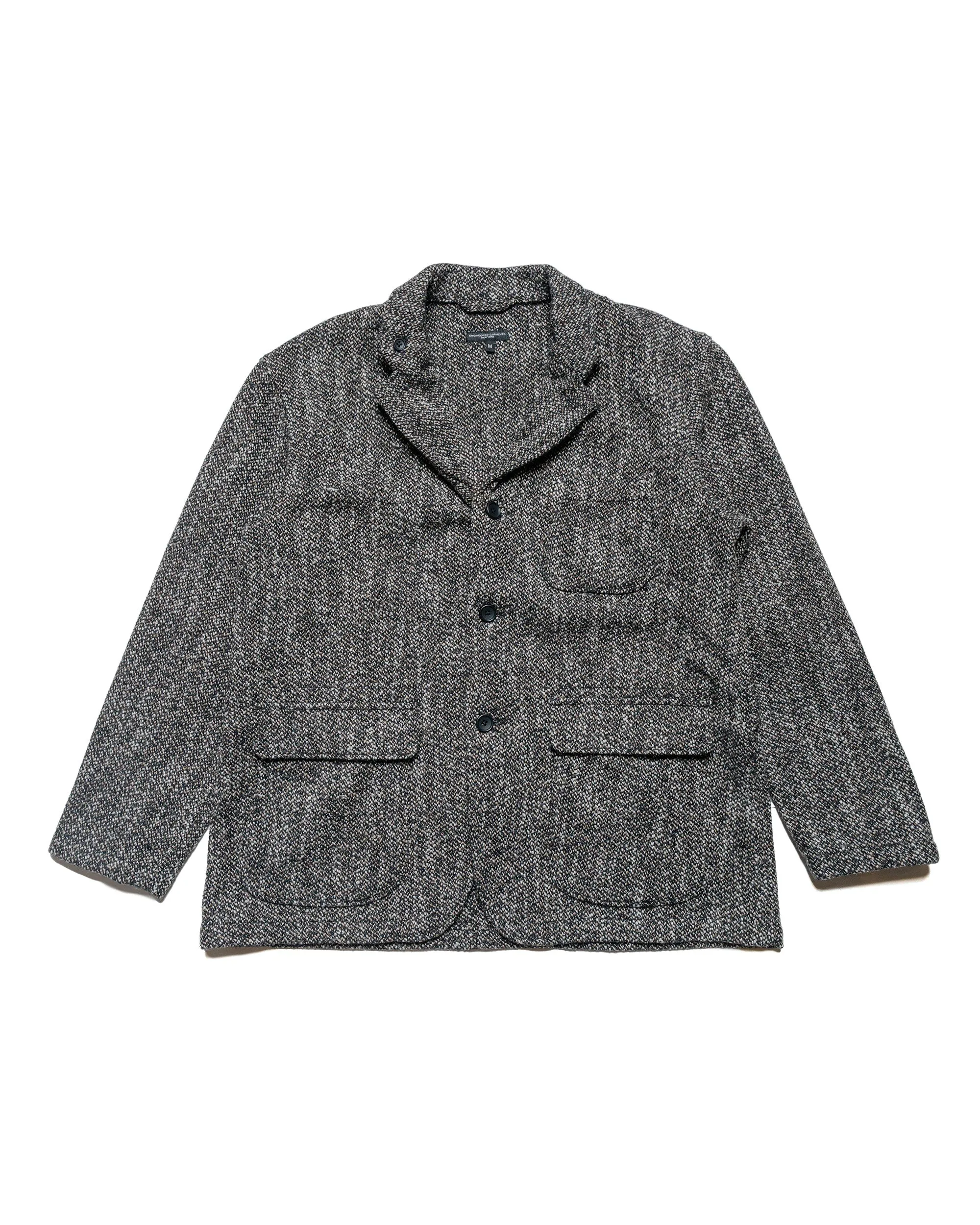 Engineered Garments Loiter Jacket Brown/Black Wool Homespun sold by Lost & Found