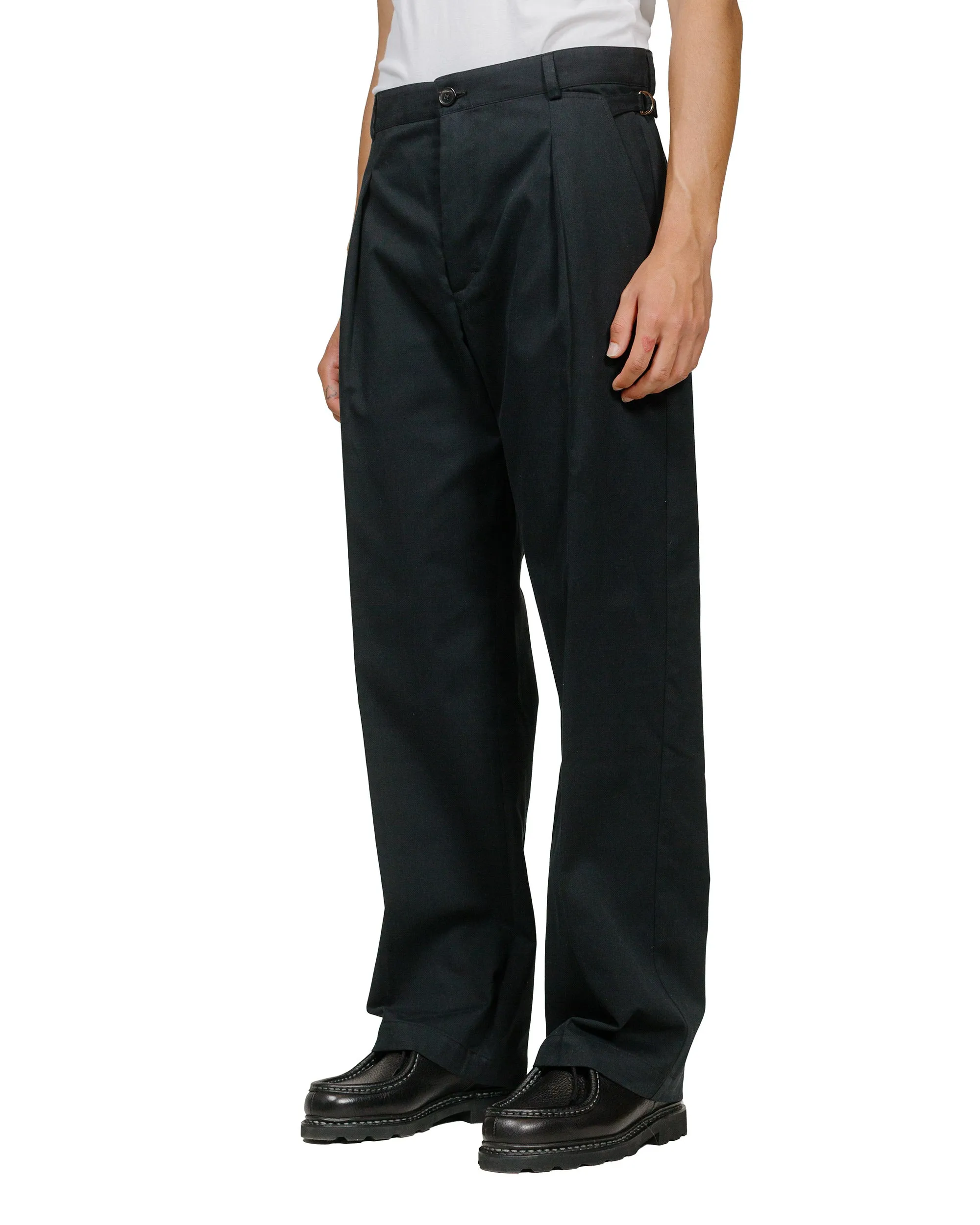 Wanze Cinch Trouser Cotton Twill Black sold by Lost & Found product image thumbnail 2