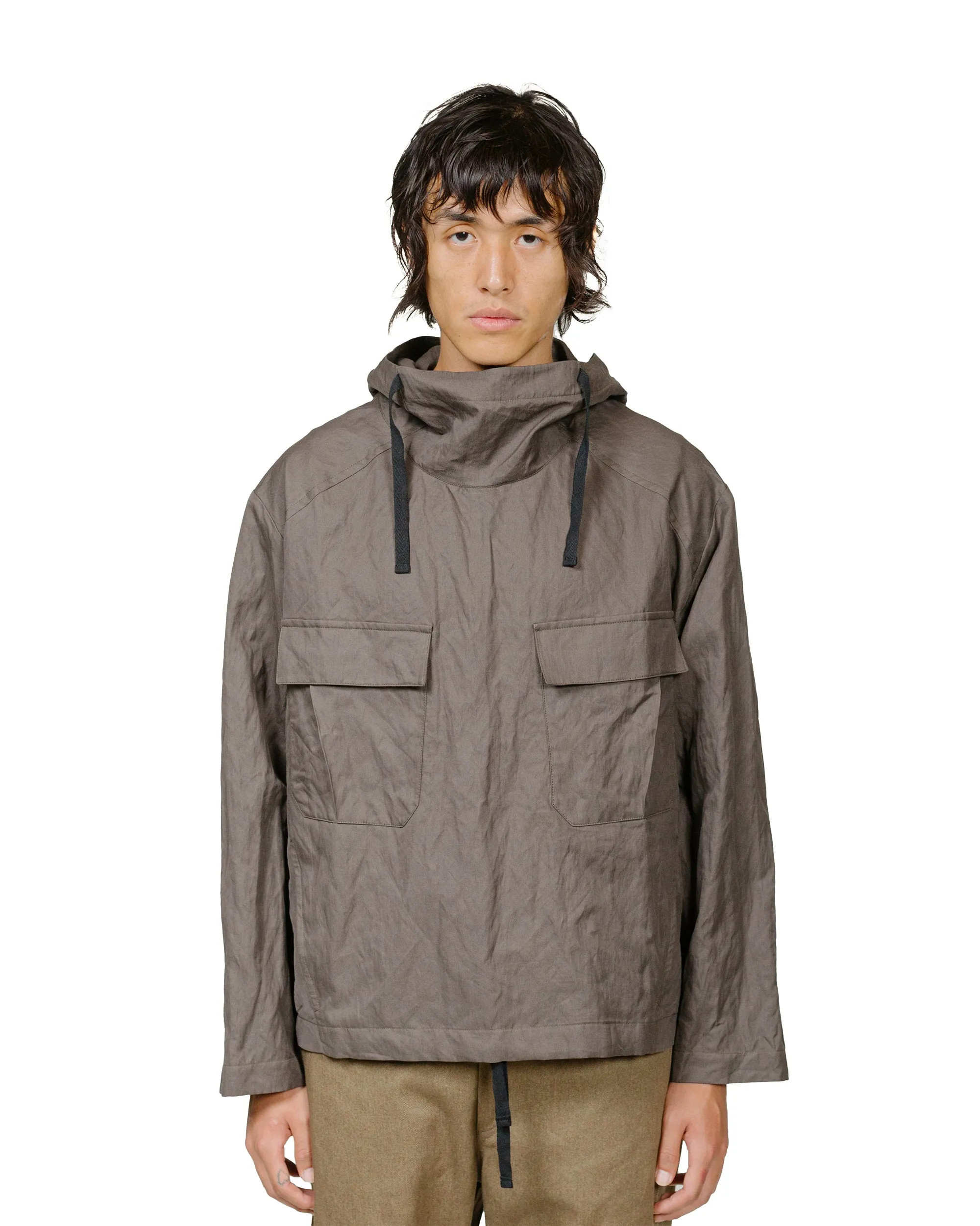 Wanze Army Smock Cotton Metal Kelp Green sold by Lost & Found product image thumbnail 2