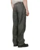 James Coward Set Up Pants Overdyed Charcoal Belgian Linen sold by Lost & Found