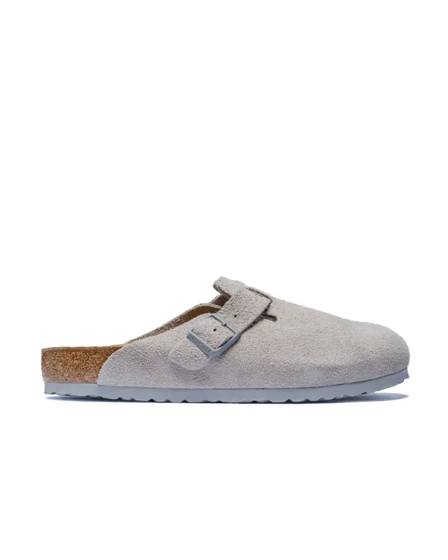 Birkenstock Boston Stone Coin Suede sold by Lost & Found