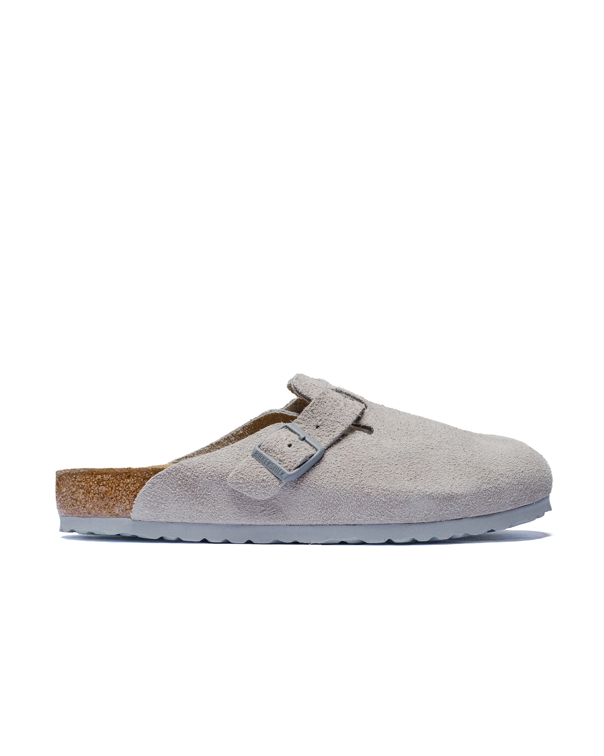 Birkenstock Boston Stone Coin Suede sold by Lost & Found