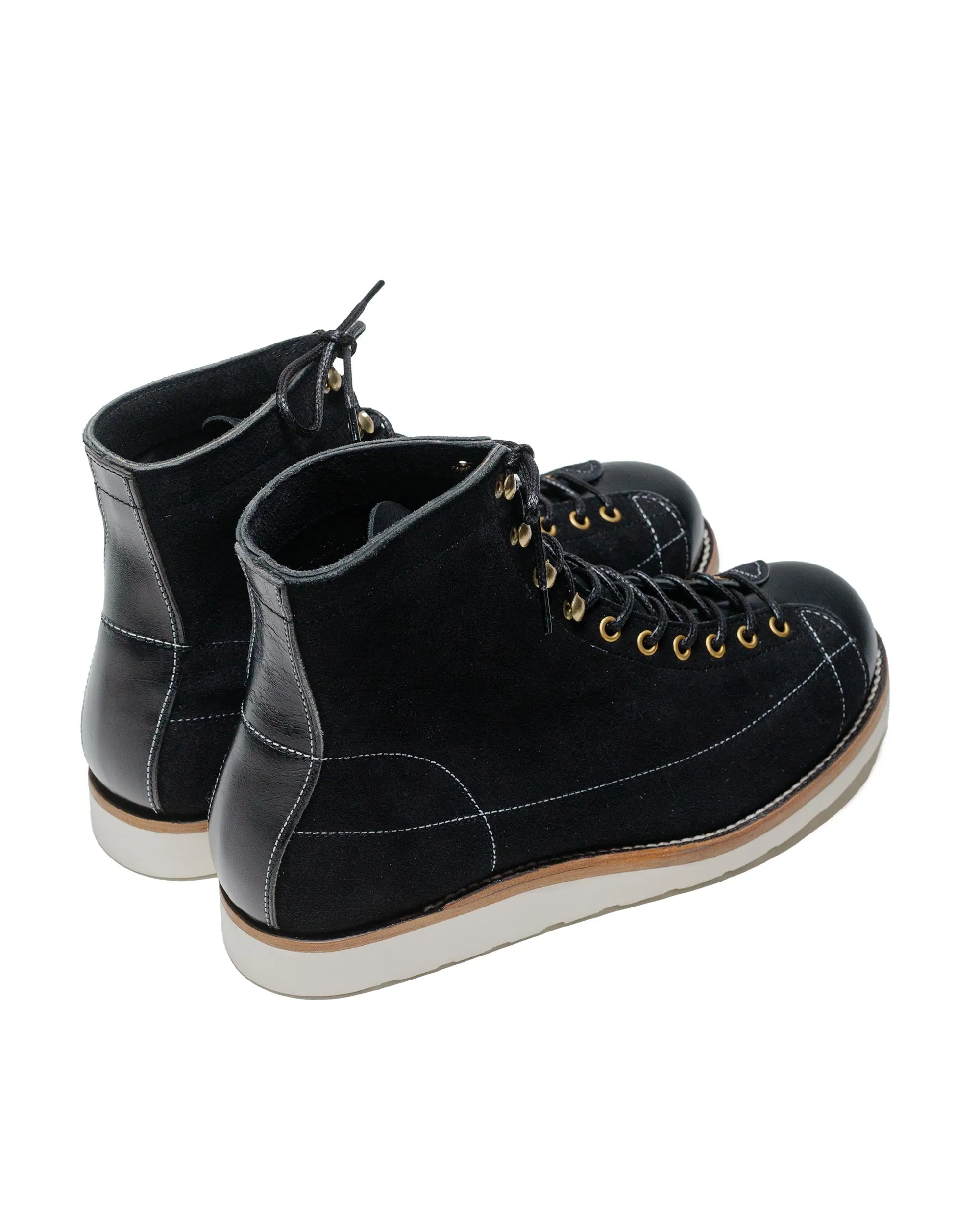 The Real McCoy's MA24009 Ten Mile Work Boots / Rough Out Leather Black sold by Lost & Found product image thumbnail 4