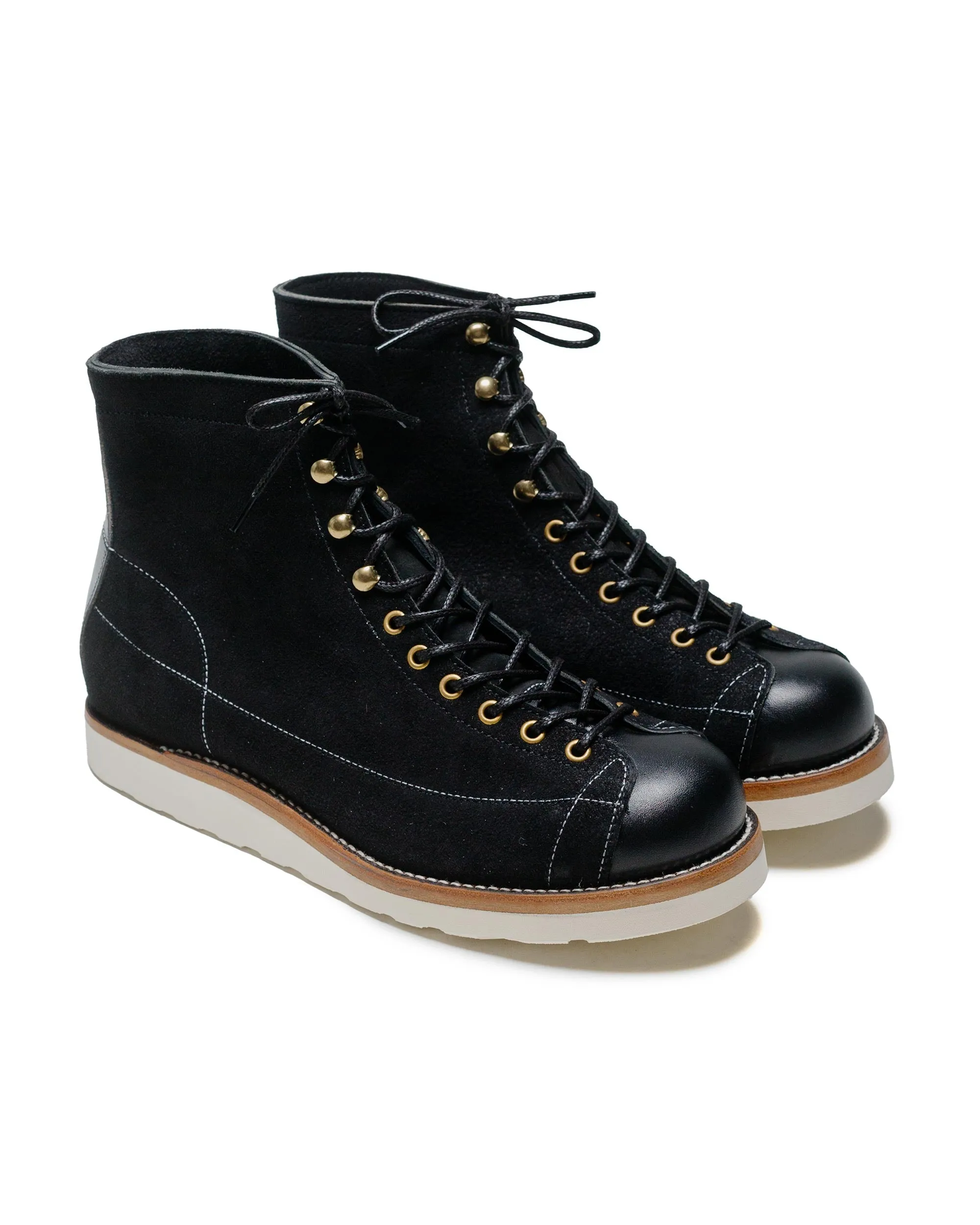 The Real McCoy's MA24009 Ten Mile Work Boots / Rough Out Leather Black sold by Lost & Found product image thumbnail 3