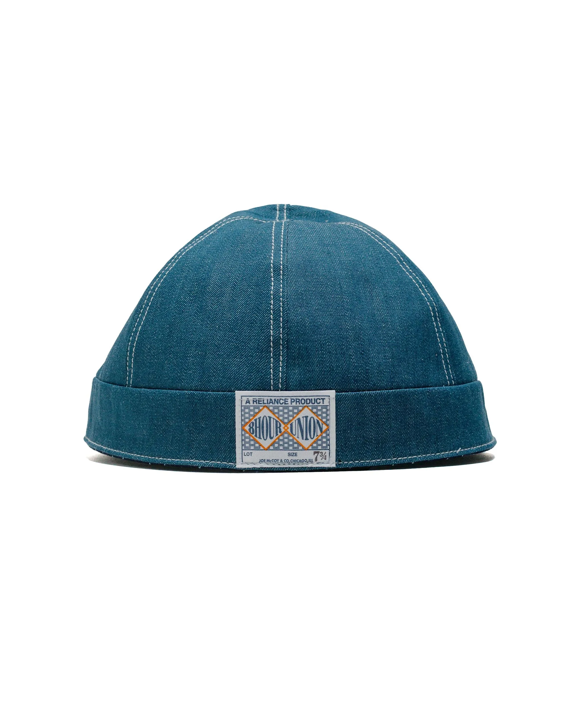The Real McCoy's MA24014 Wabash Reversible Work Cap Indigo sold by Lost & Found product image thumbnail 4