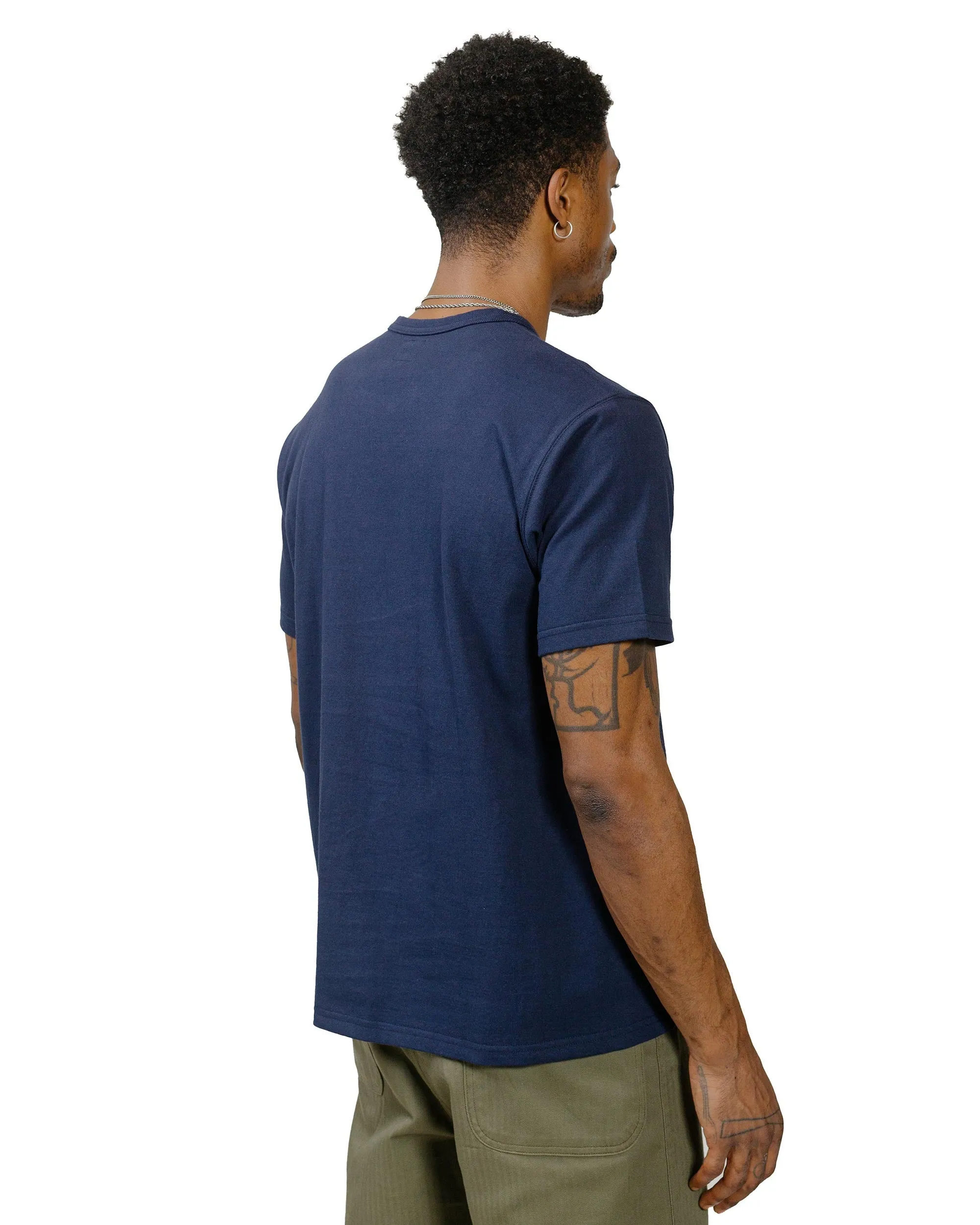 The Real McCoy's MC24004 The Real McCoy's Logo Tee S/S Navy sold by Lost & Found product image thumbnail 3