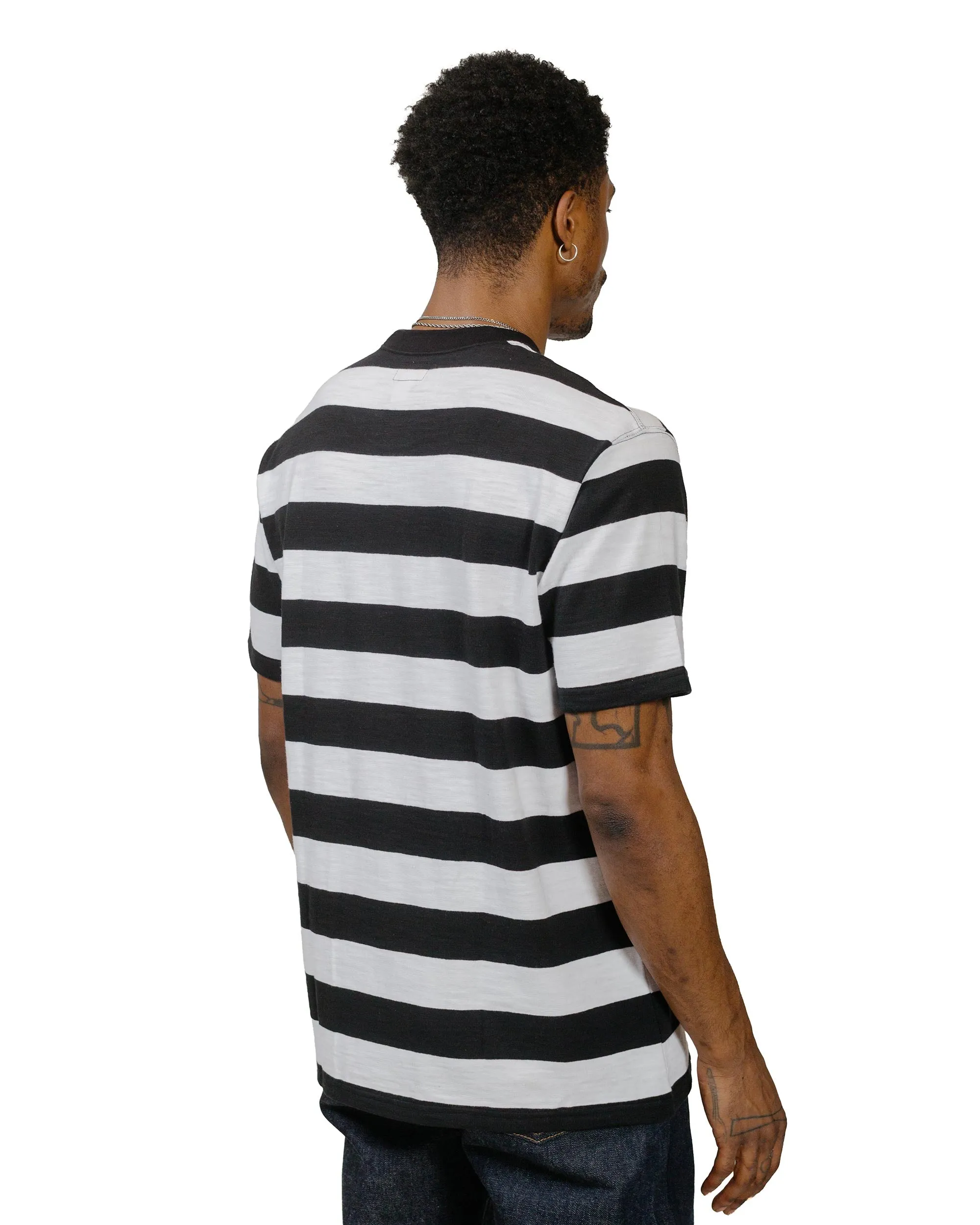 The Real McCoy's BC24002 Buco Stripe Tee S/S White sold by Lost & Found product image thumbnail 3