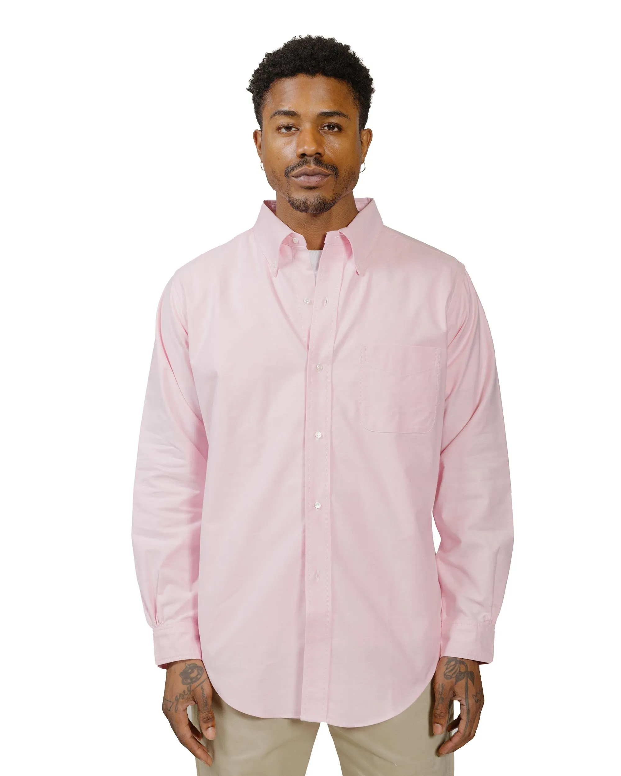 The Real McCoy's MS22008 Joe McCoy Button Down Shirt Pink sold by Lost & Found product image thumbnail 2